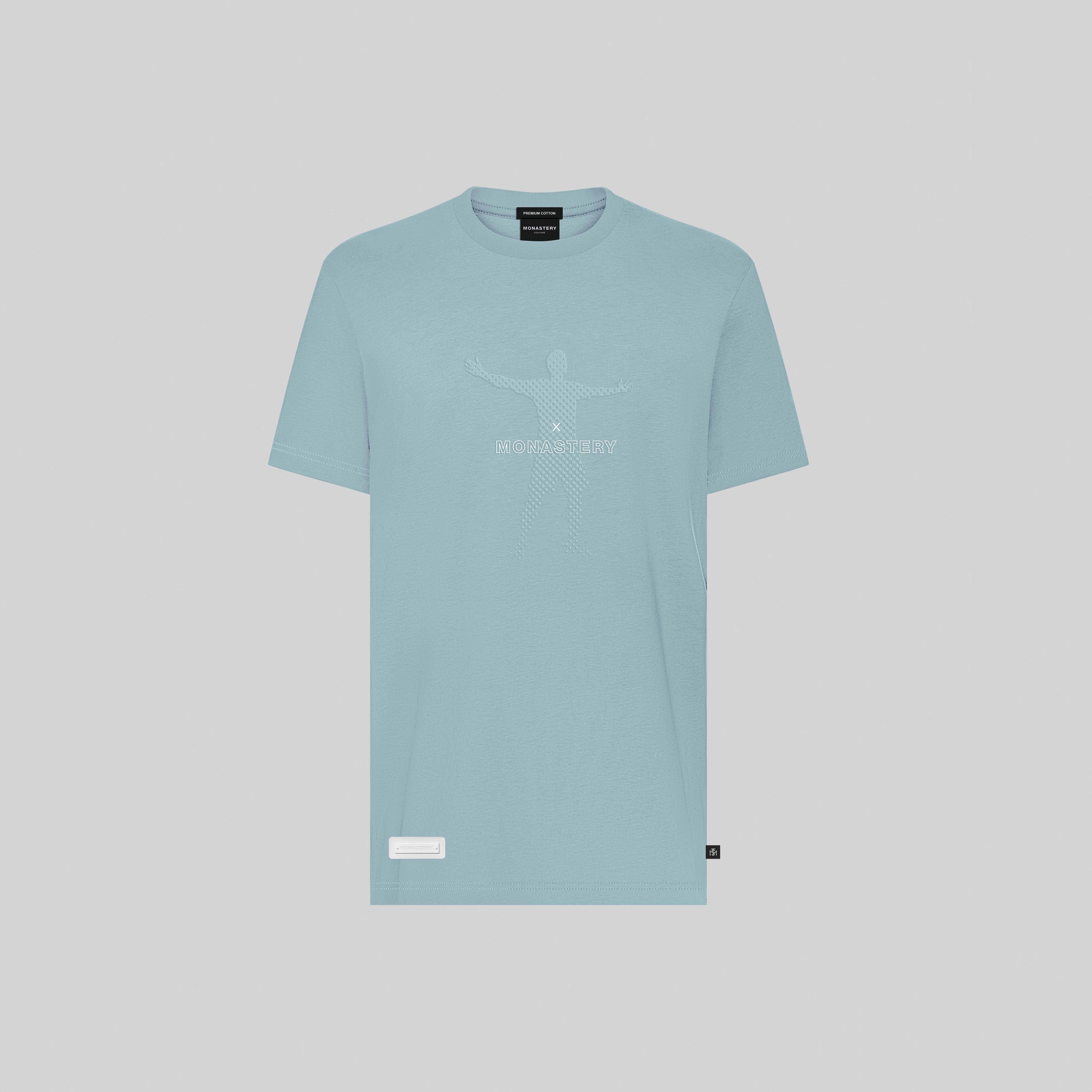 AEKA T-SHIRT MEN BABY BLUE | Monastery Couture