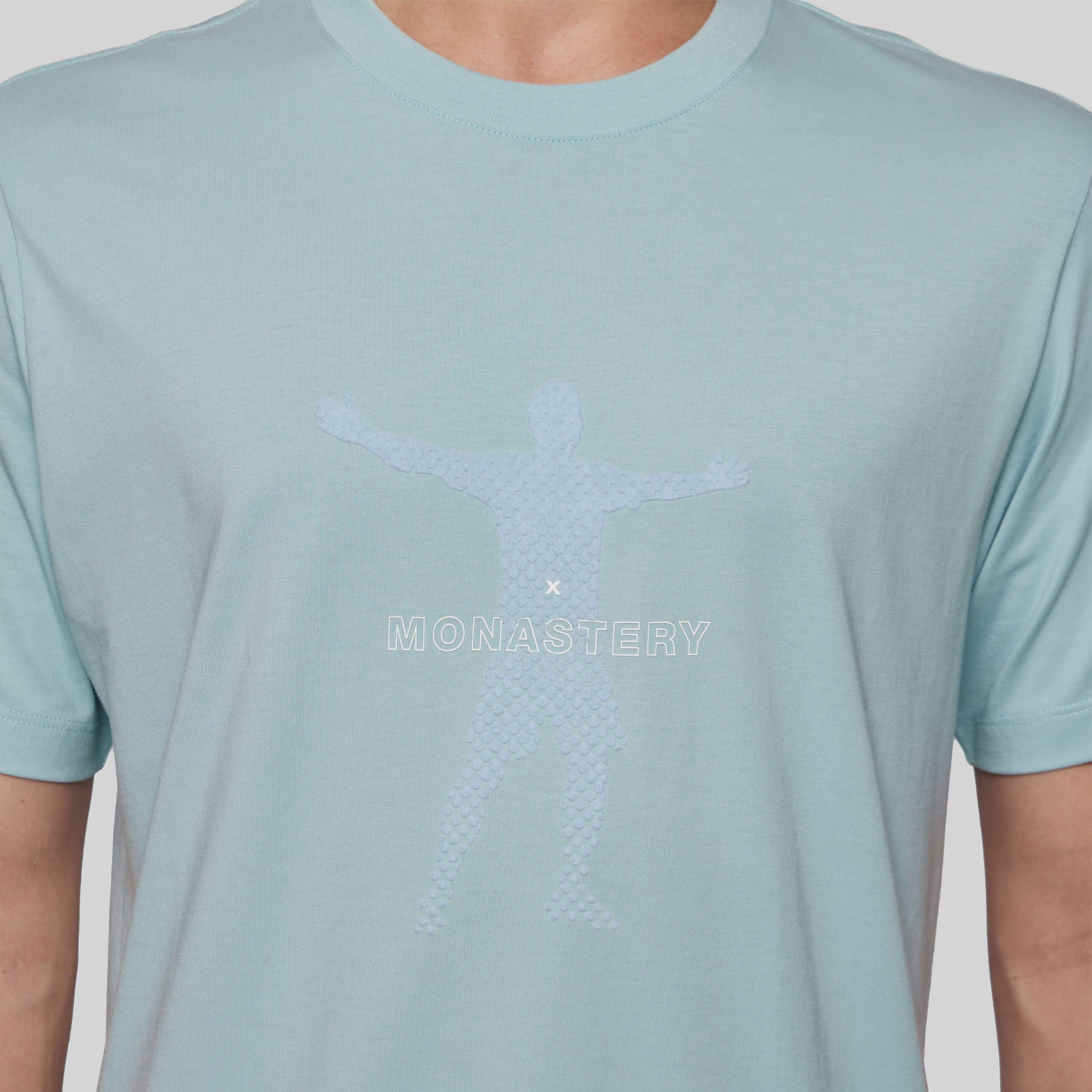 AEKA T-SHIRT MEN BABY BLUE | Monastery Couture