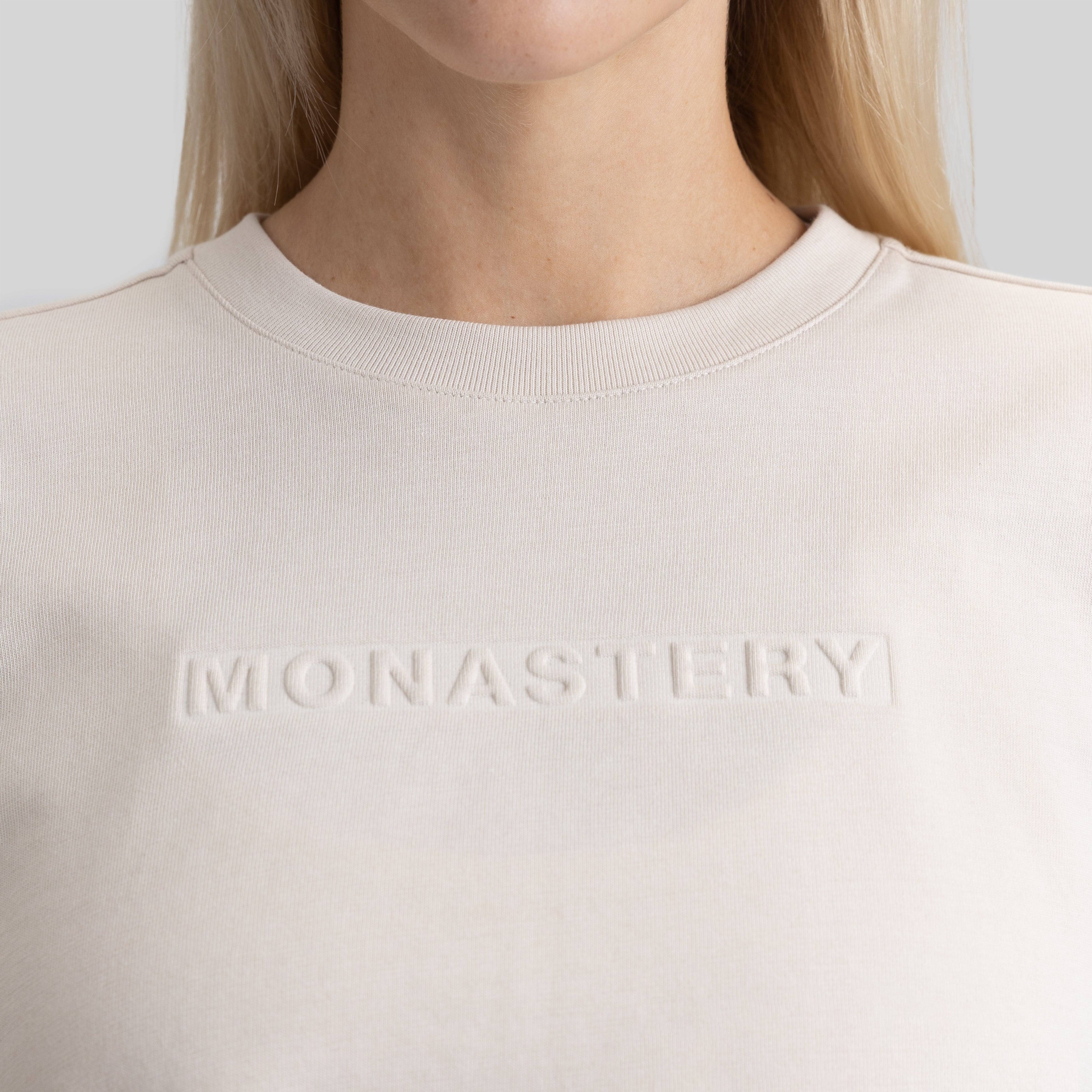 ALAIN CROP TOP MOONBEAM | Monastery Couture