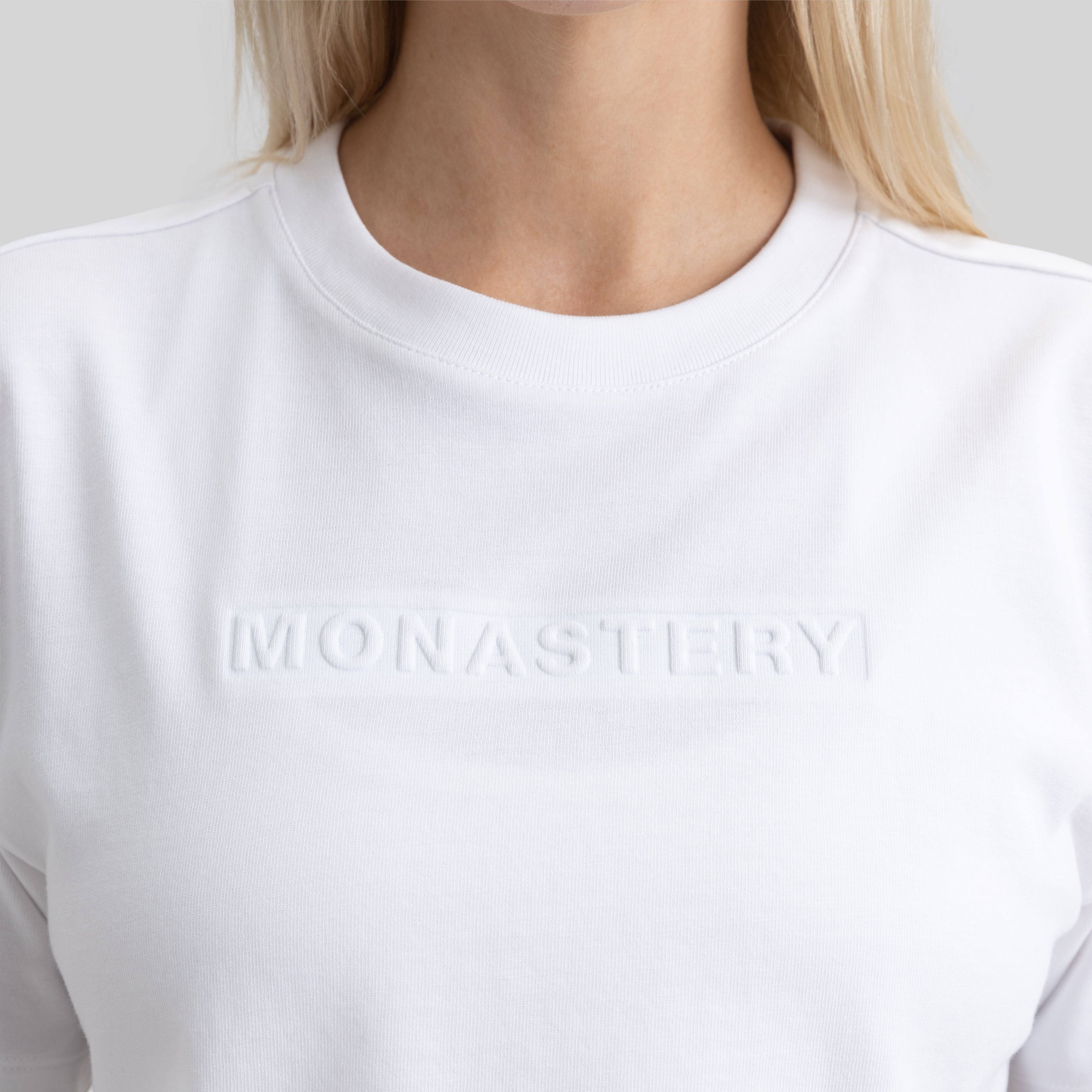 ALAIN CROP TOP WHITE | Monastery Couture