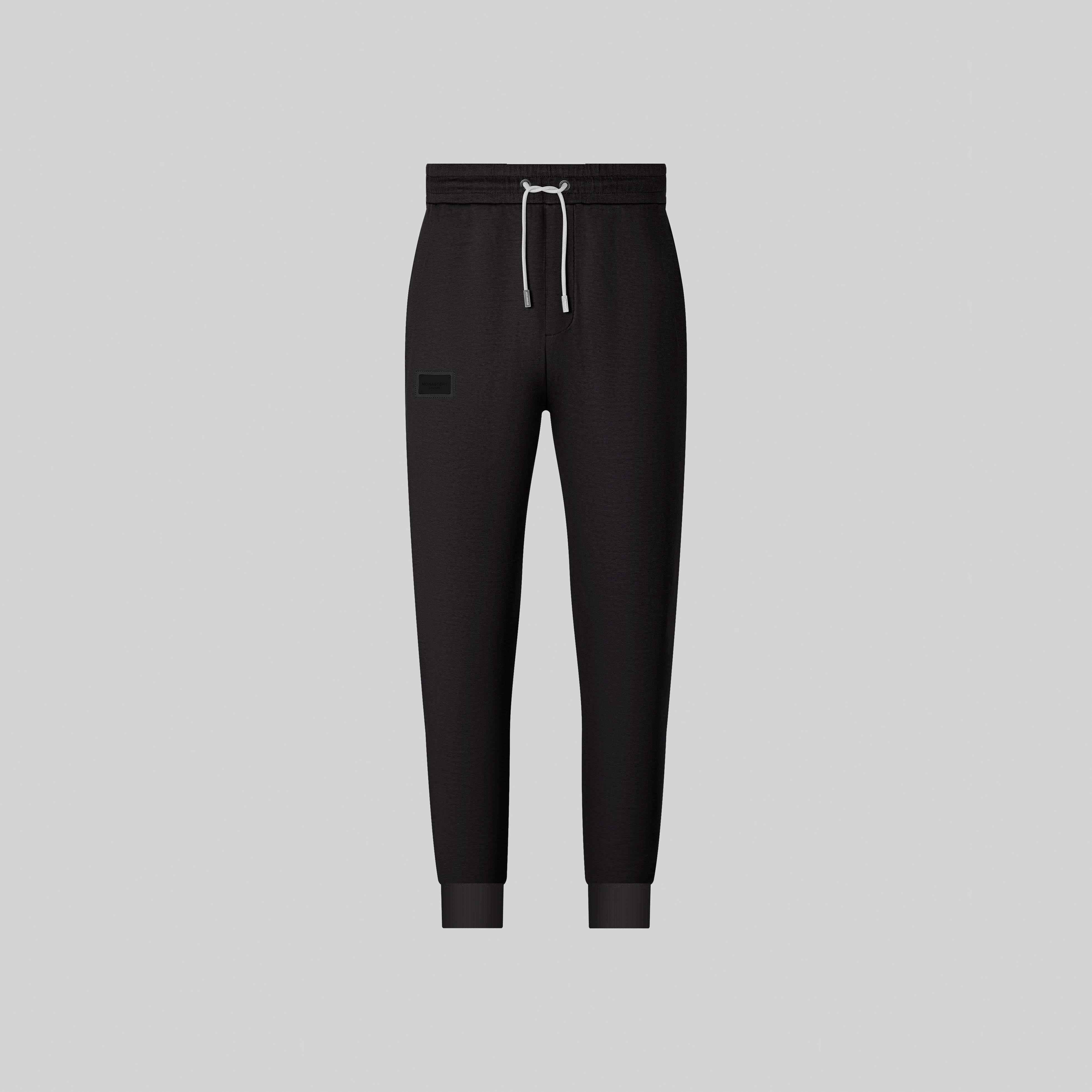 ANCYRUS BLACK SPORT TROUSERS - Monastery