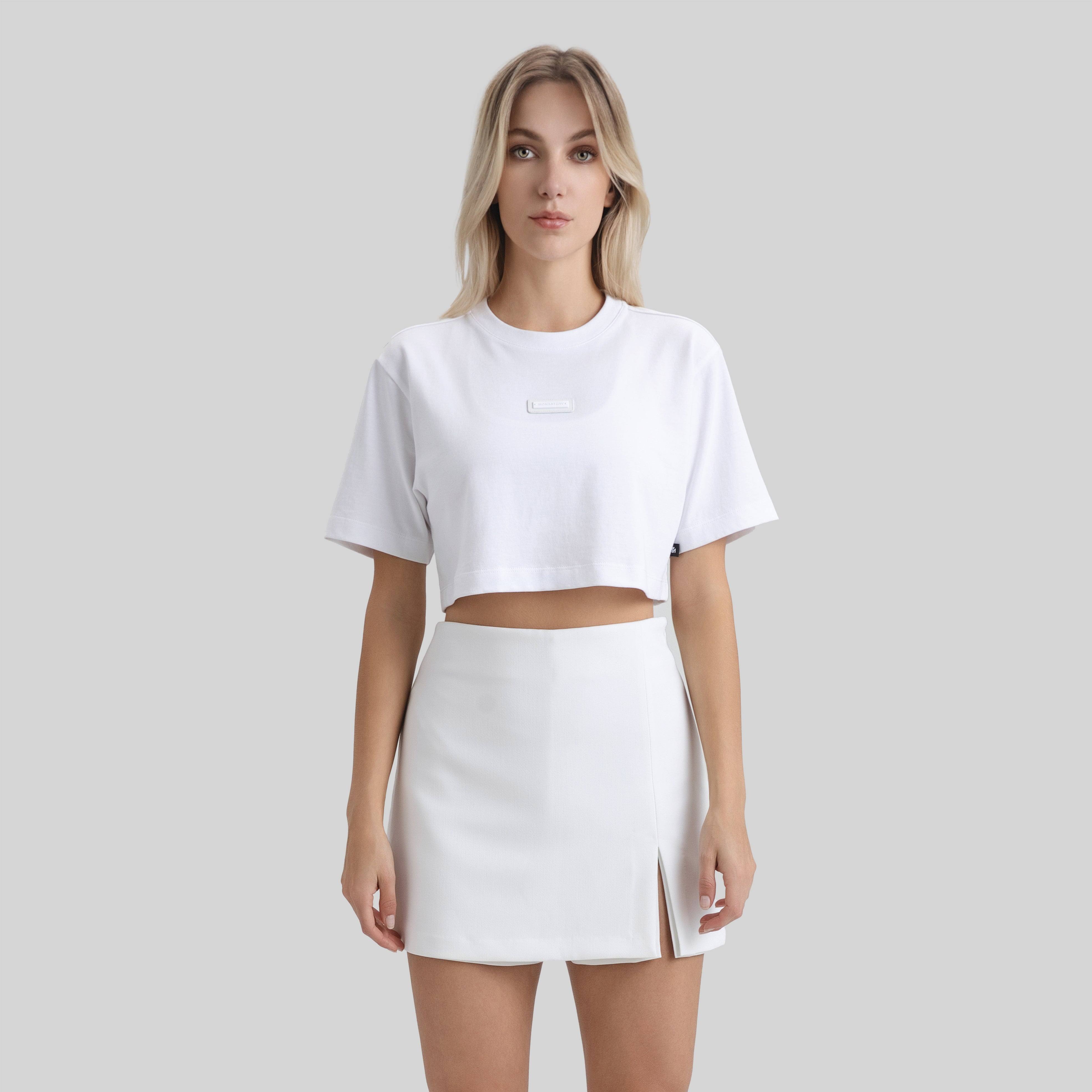 ANDRETTI CROP TOP WHITE | Monastery Couture