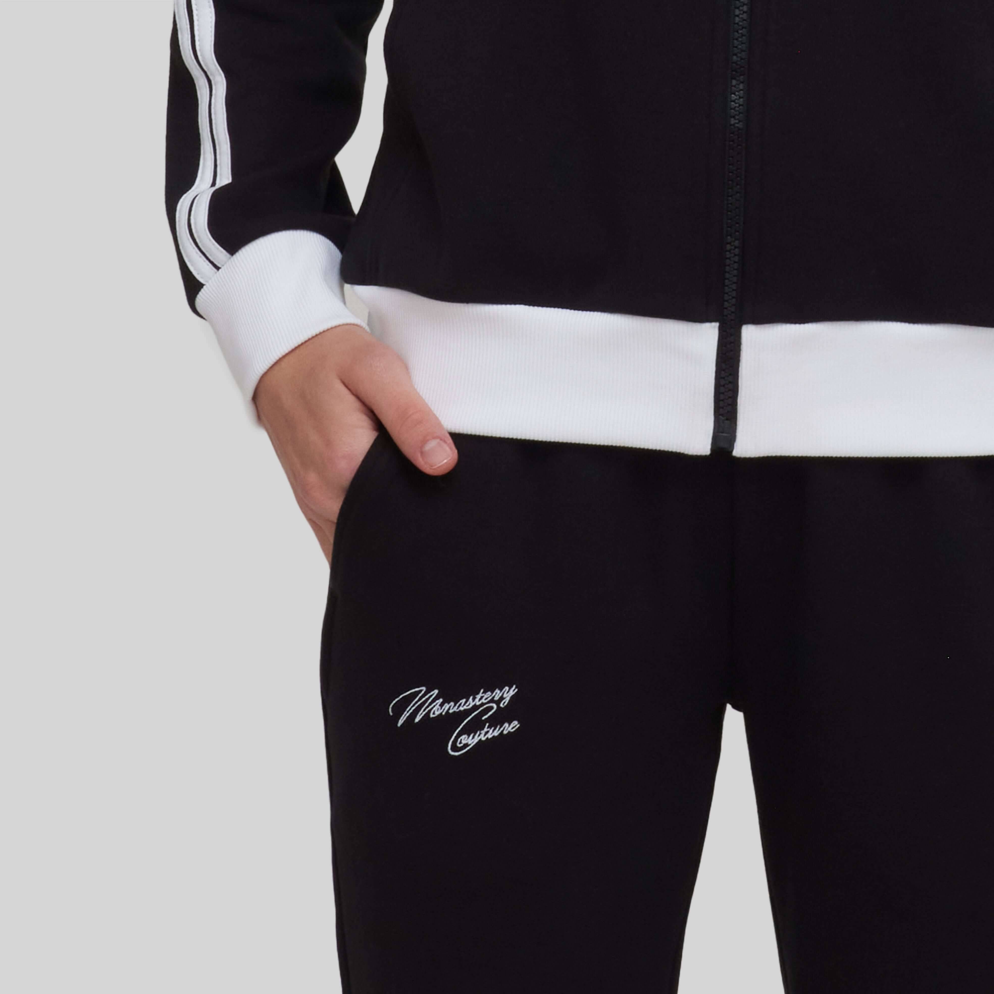 ARGOLIDA BLACK SPORT TROUSERS - Monastery