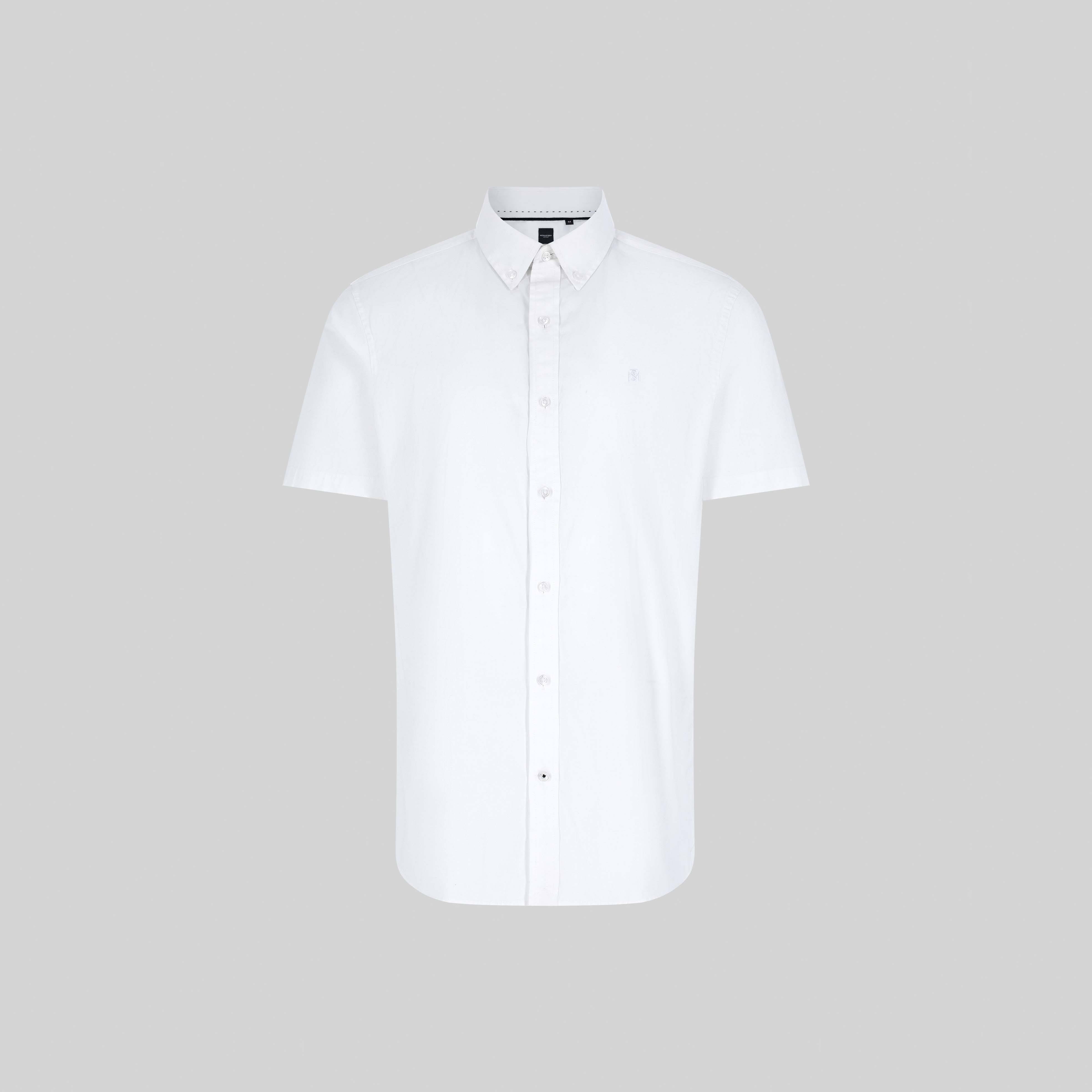 ASTON SHIRT SPORT SHORT SLEEVE WHITE | Monastery Couture