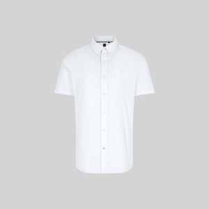 ASTON SHIRT SPORT SHORT SLEEVE WHITE | Monastery Couture