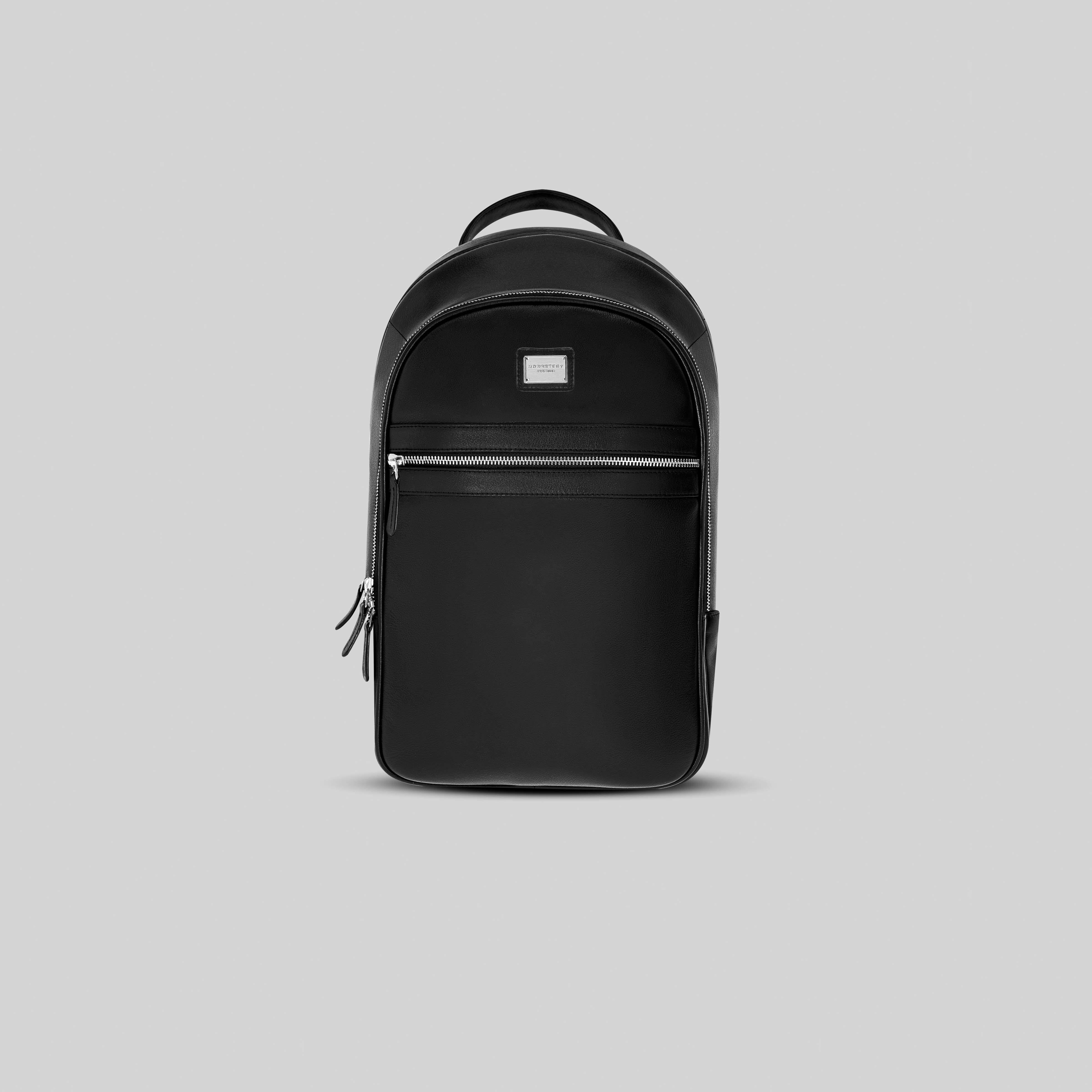 BOOT BACKPACK LEATHER BLACK - Monastery