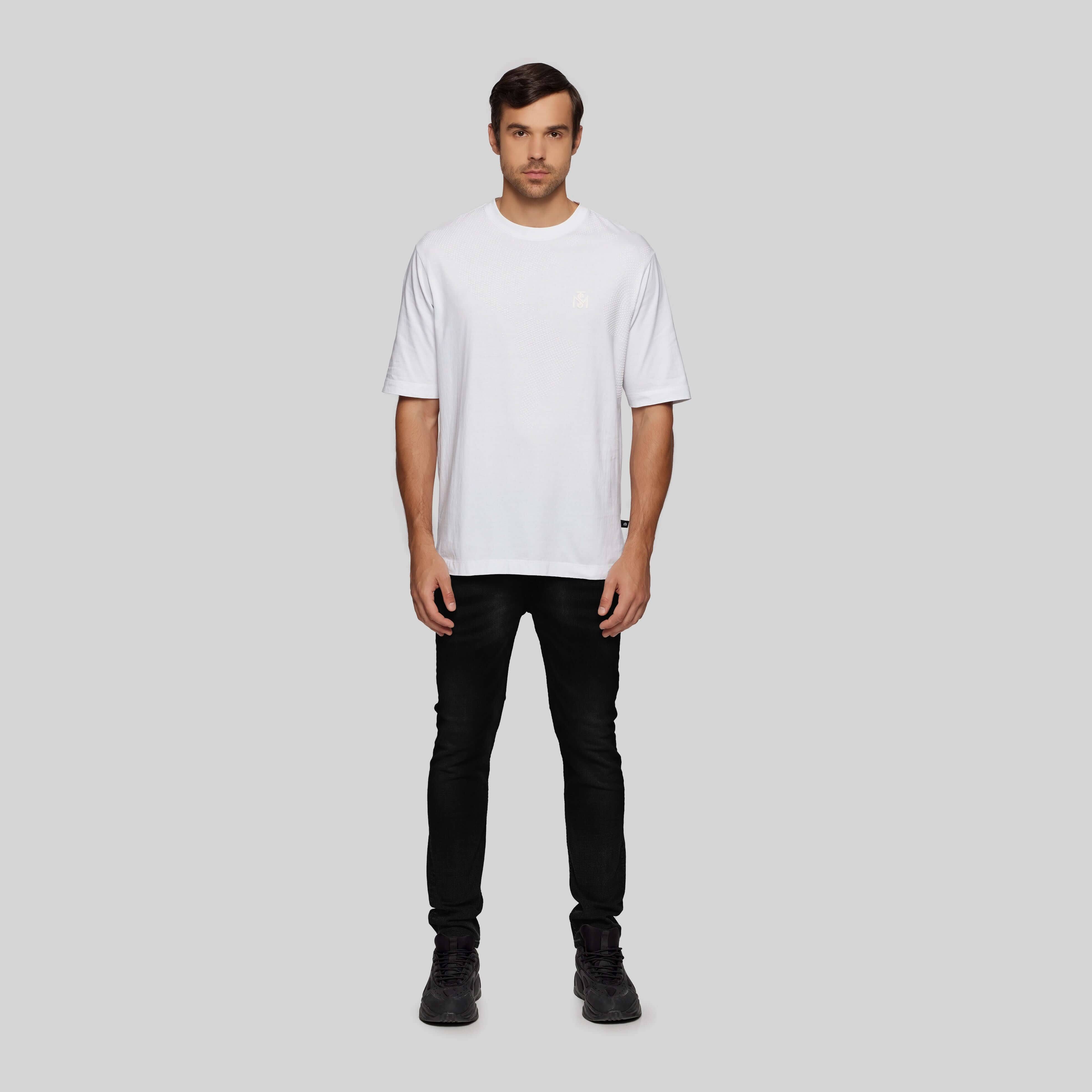 BALZAN WHITE T-SHIRT OVERSIZE - Monastery