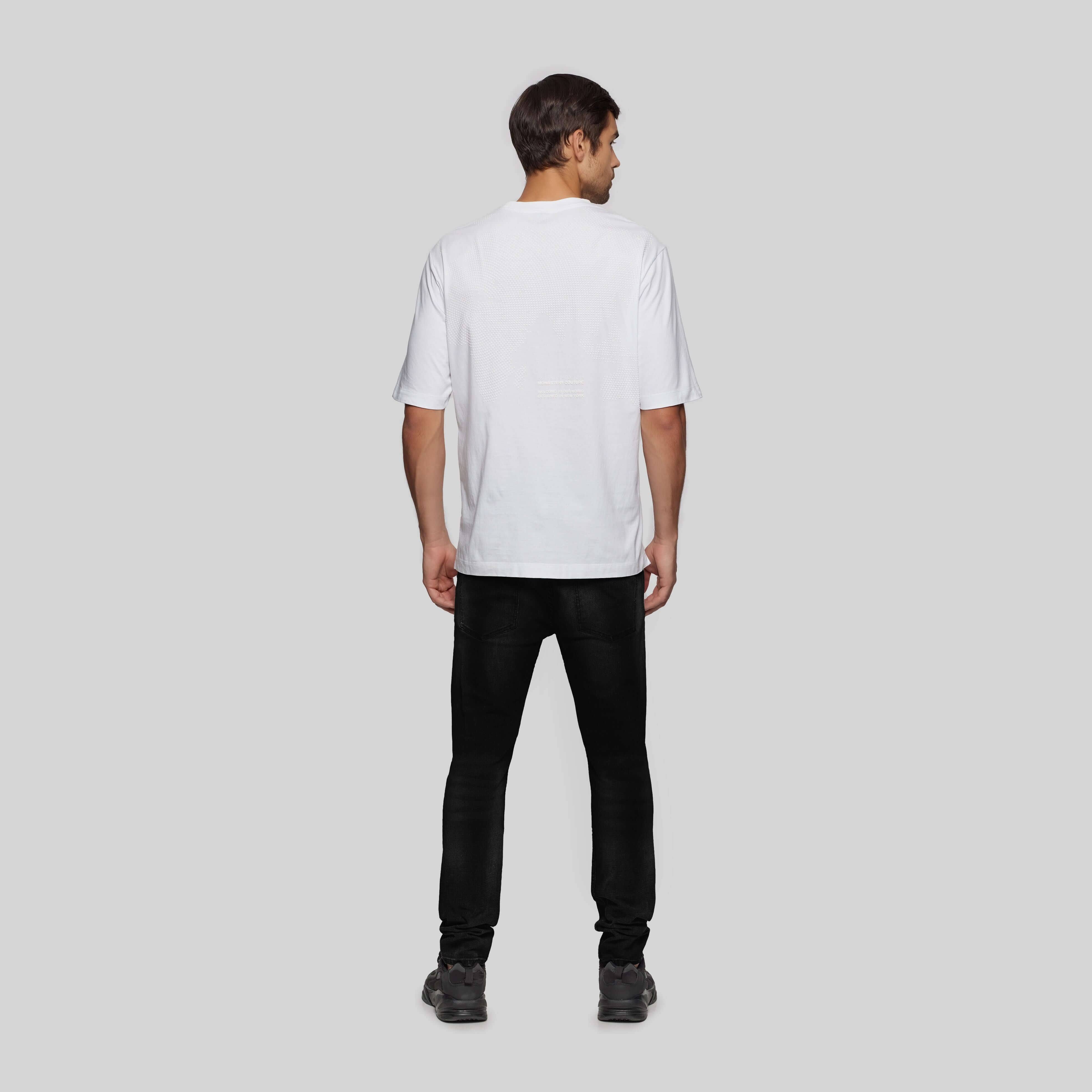 BALZAN WHITE T-SHIRT OVERSIZE - Monastery