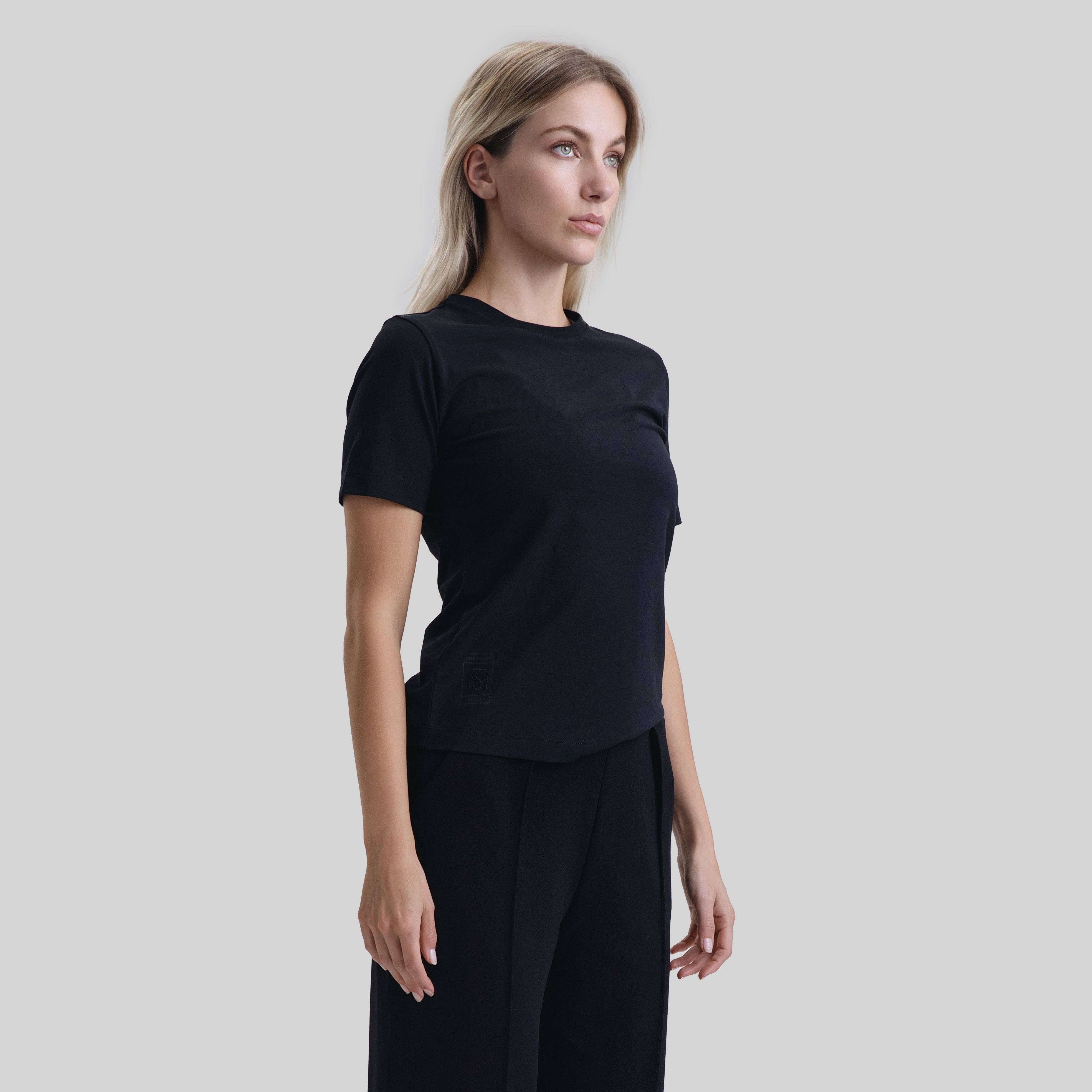 BENTLEY T-SHIRT WOMEN BLACK - Monastery