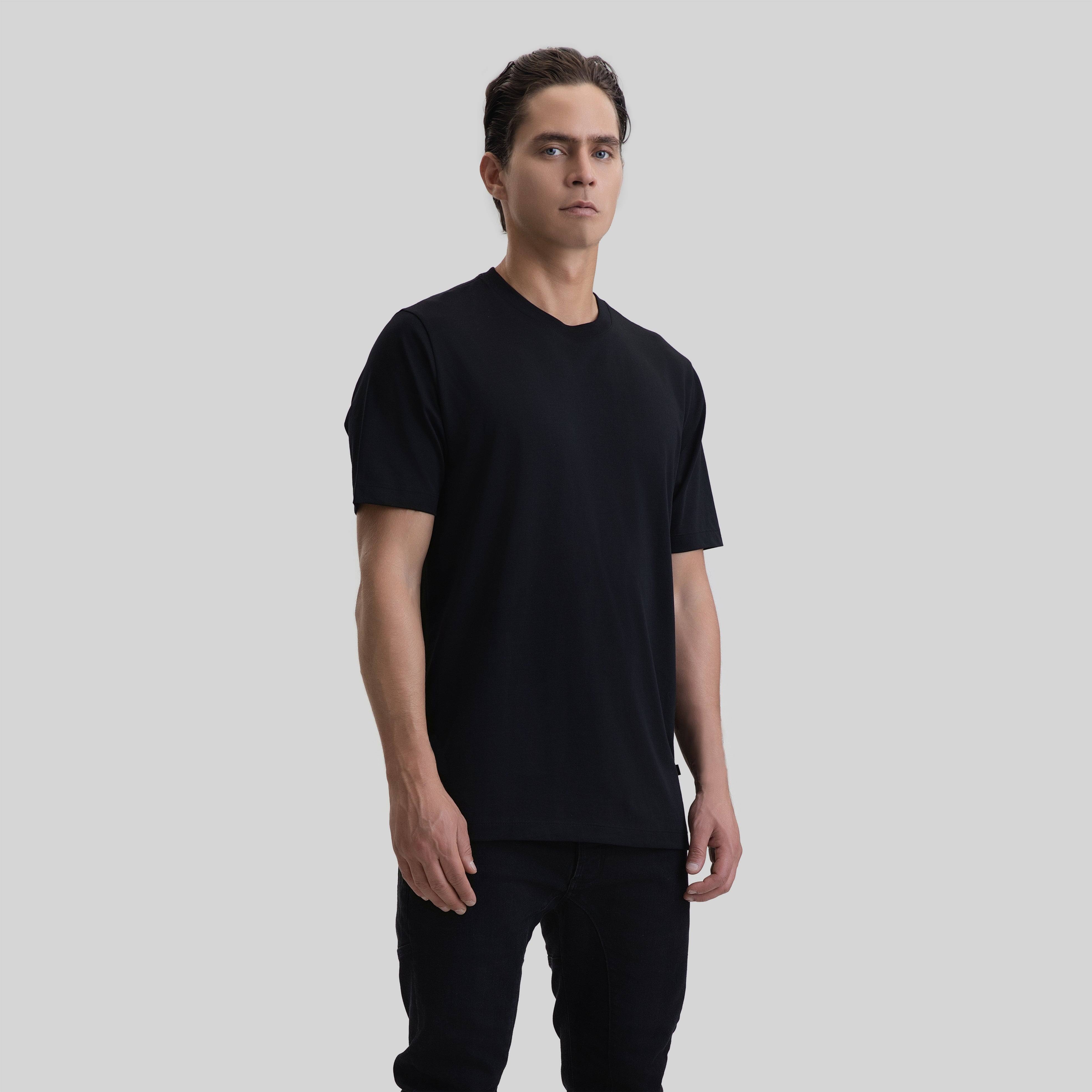 BERLIT T-SHIRT MEN BLACK - Monastery