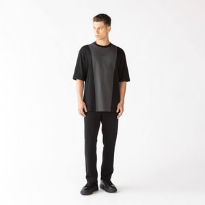 BLEIS T-SHIRT OVERSIZED MEN BLACK - Monastery