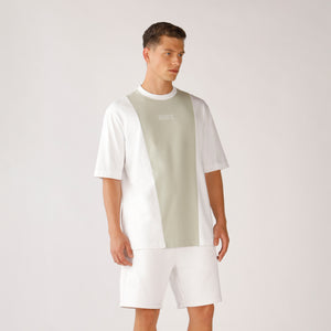 BLEIS T-SHIRT OVERSIZED MEN WHITE - Monastery