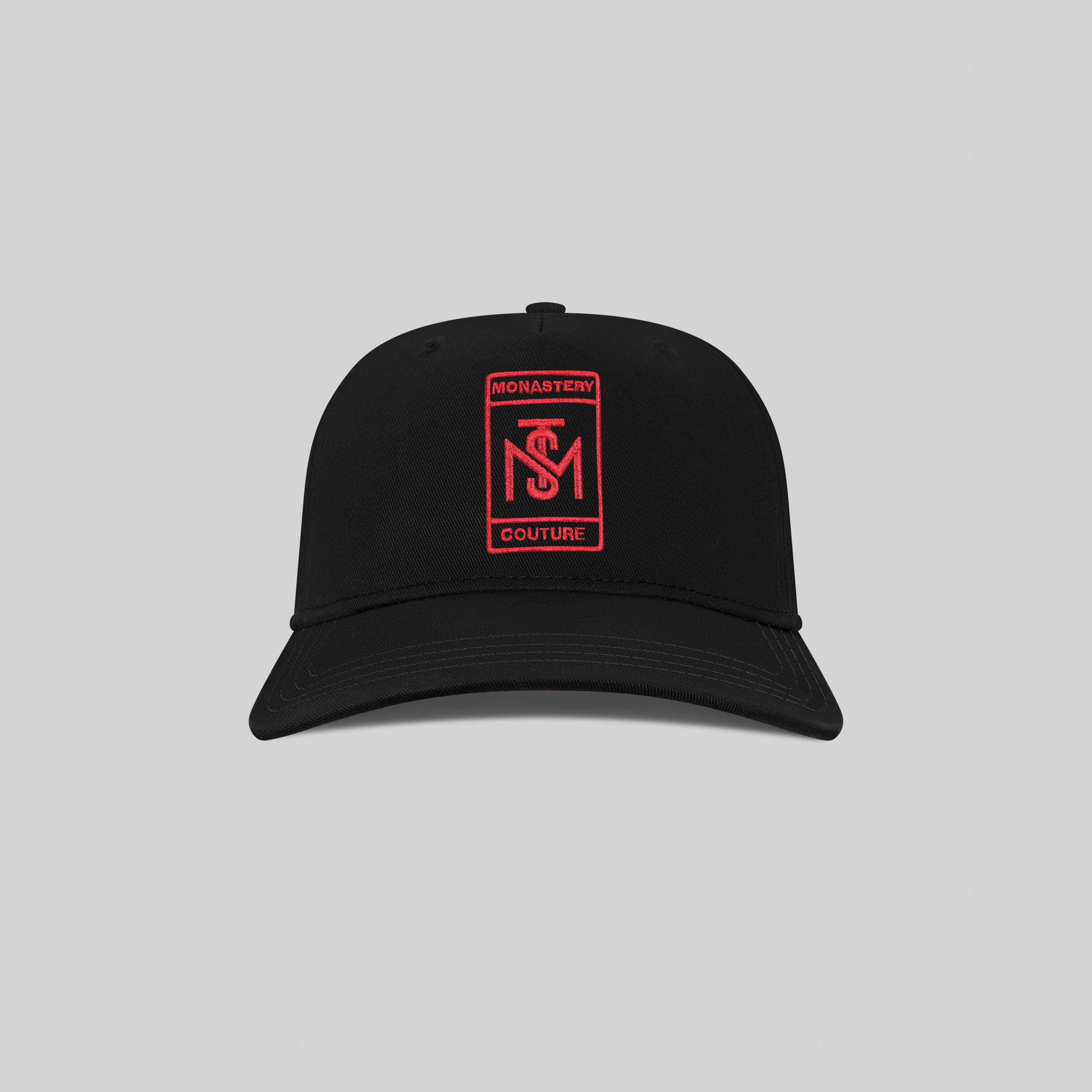 CAP VEL BLACK RED - Monastery