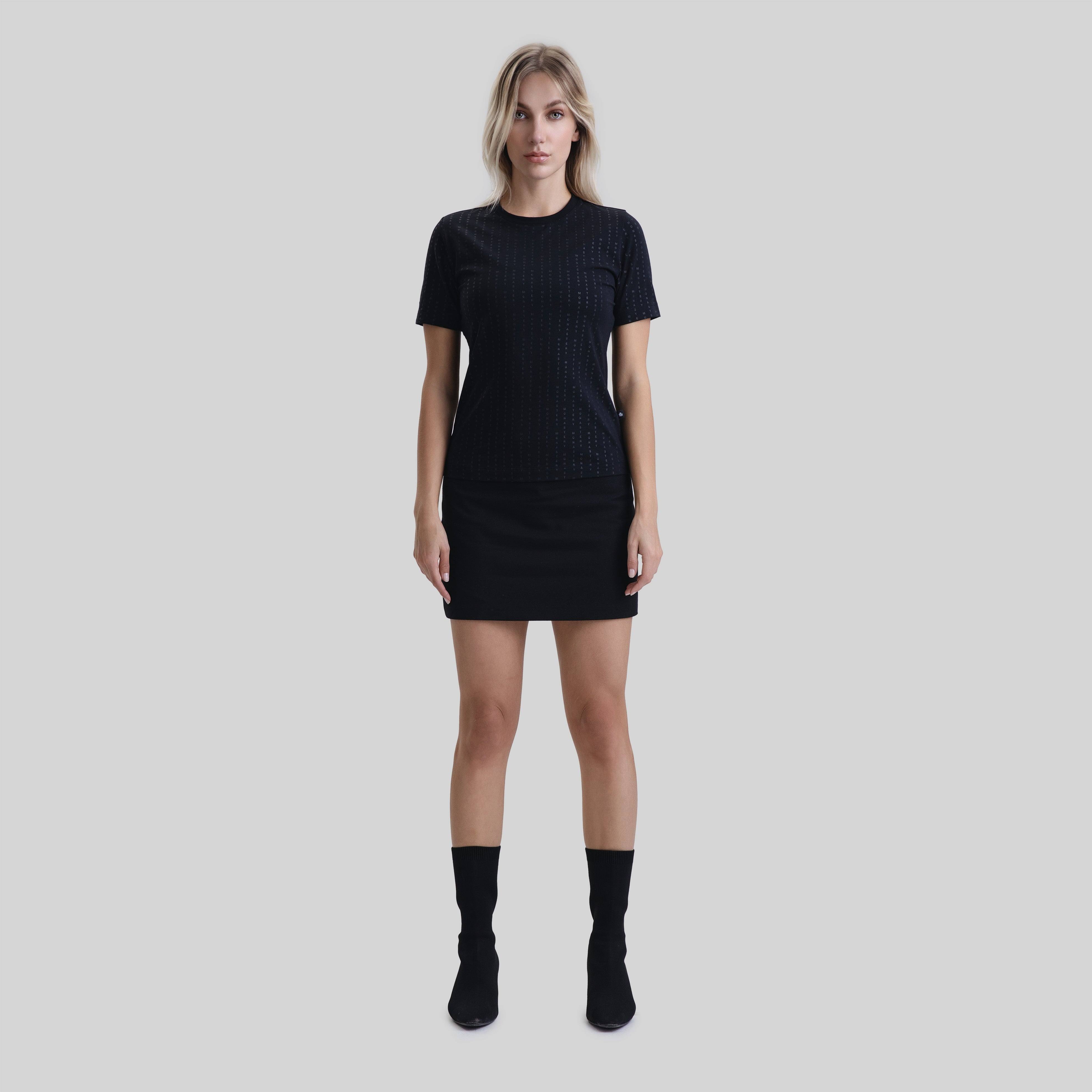 CHROMA T-SHIRT WOMEN BLACK - Monastery