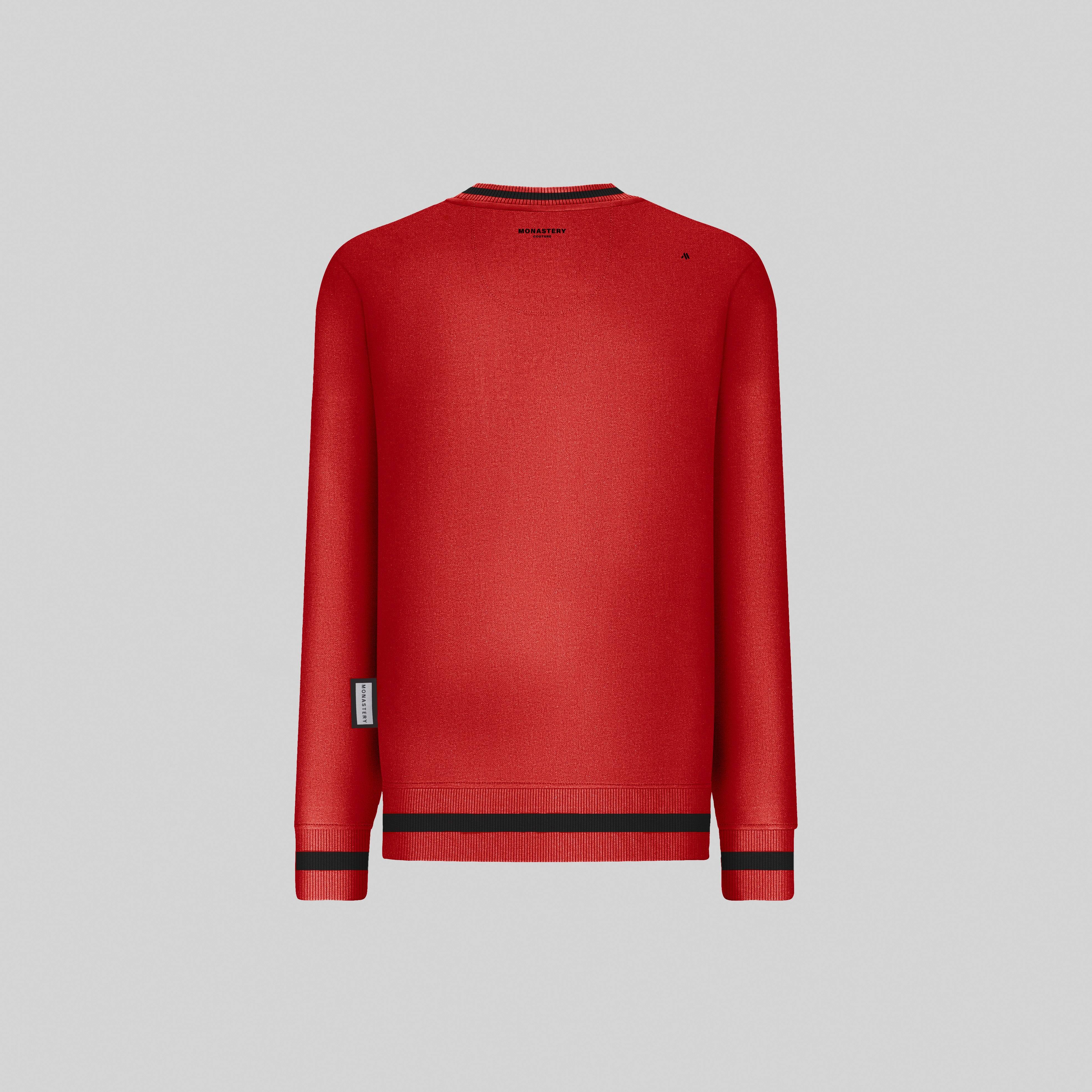 CORFÚ RED SWEATSHIRTS - Monastery