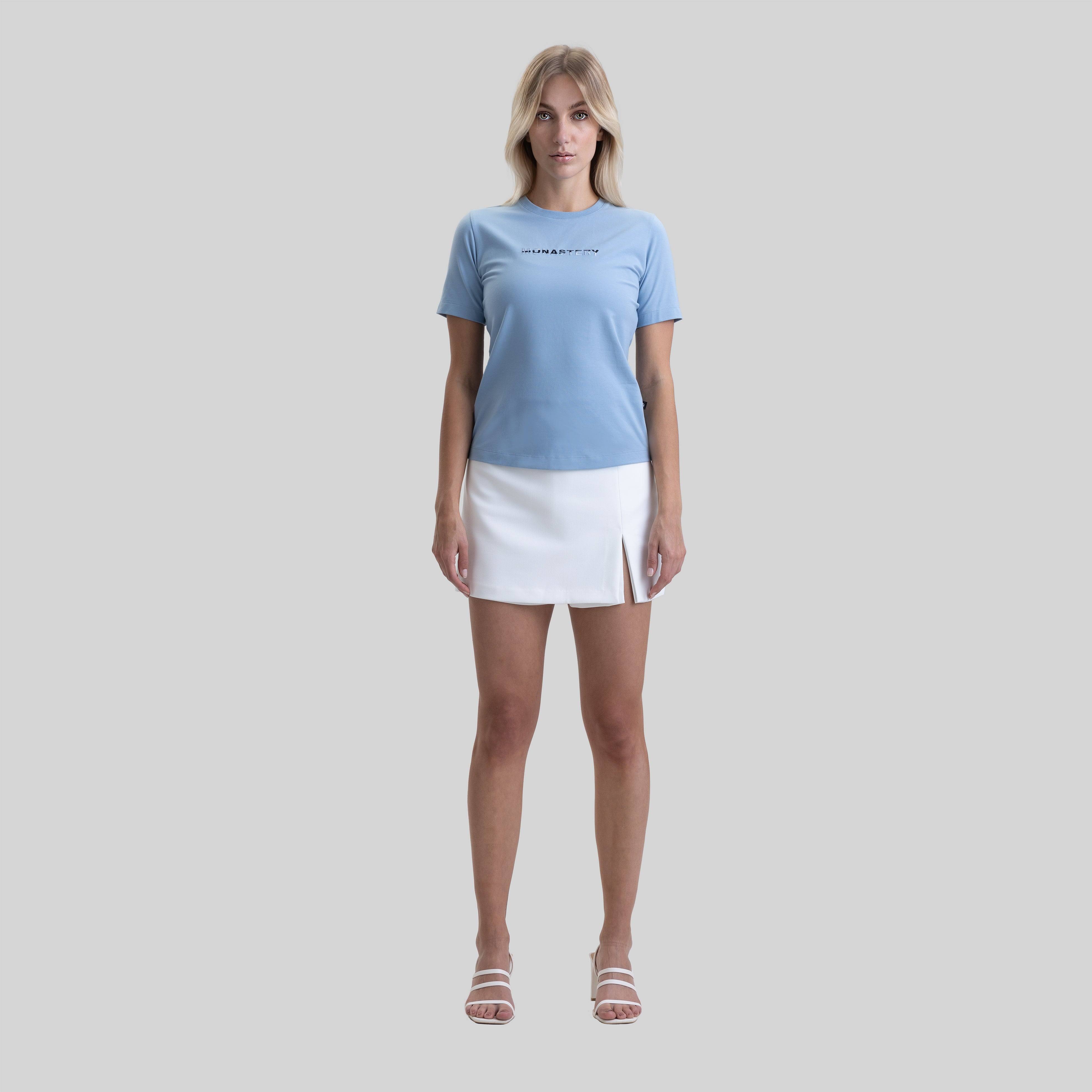 CORSA T-SHIRT WOMEN FADED DENIM - Monastery