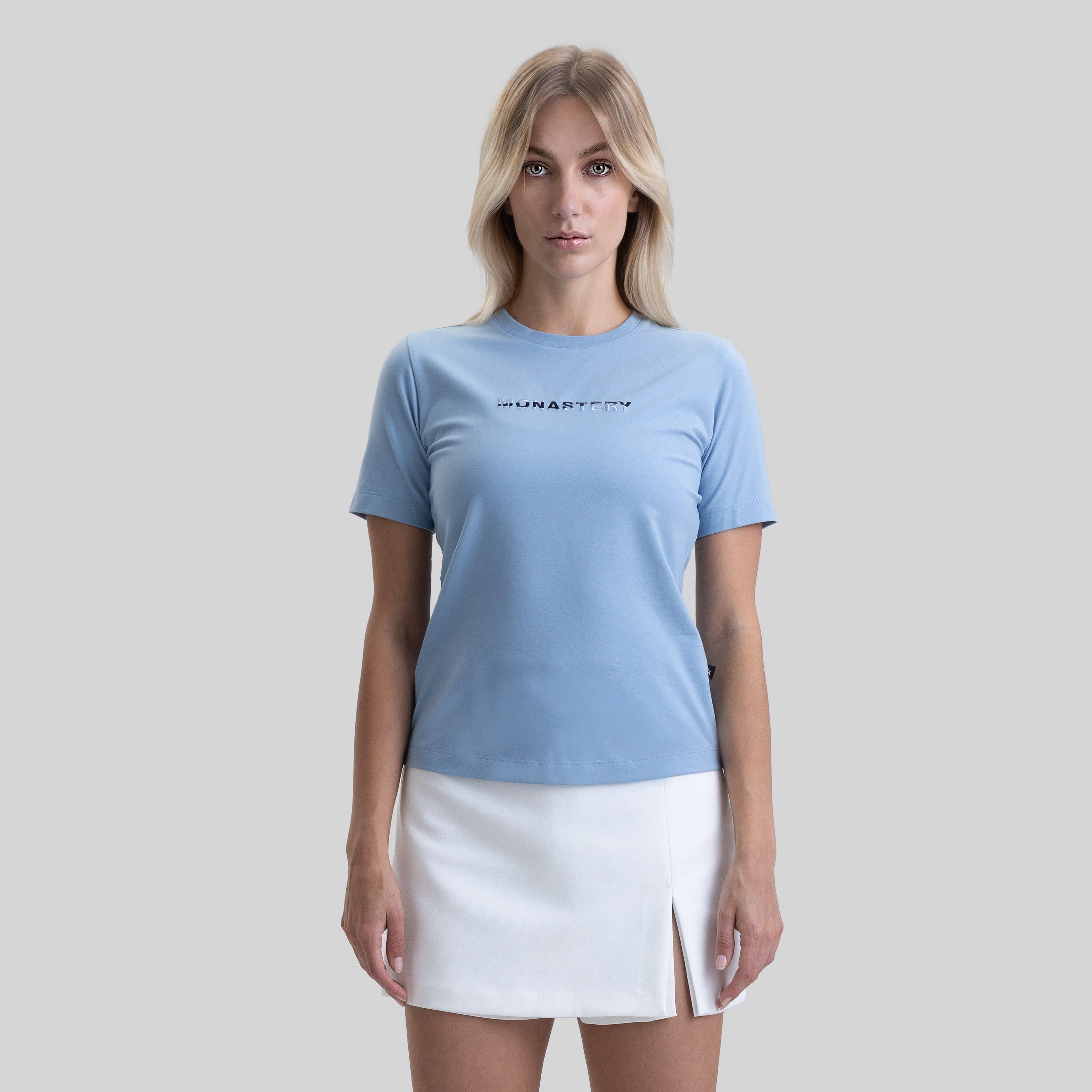 CORSA T-SHIRT WOMEN FADED DENIM - Monastery