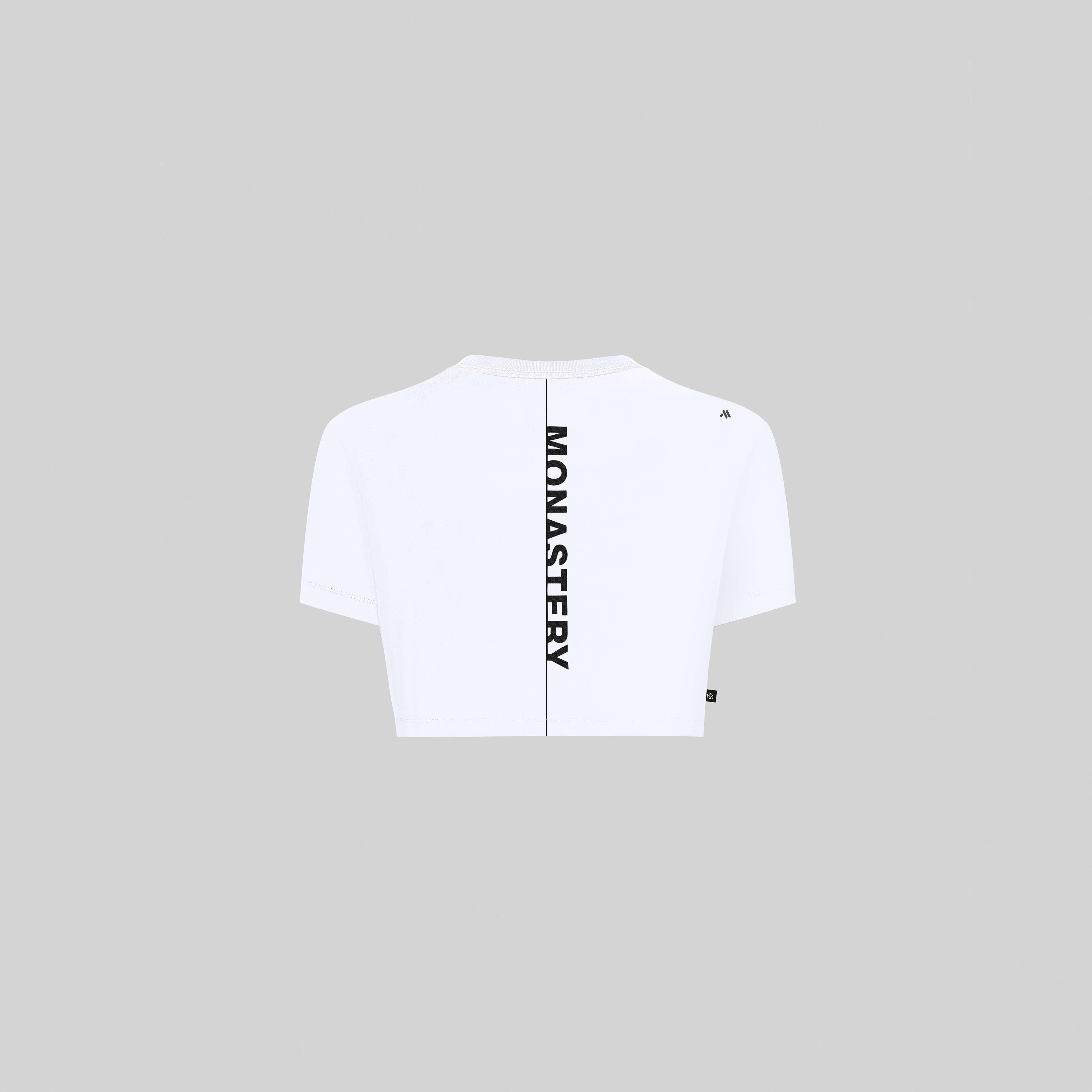 ANDRETTI CROP TOP WHITE | Monastery Couture