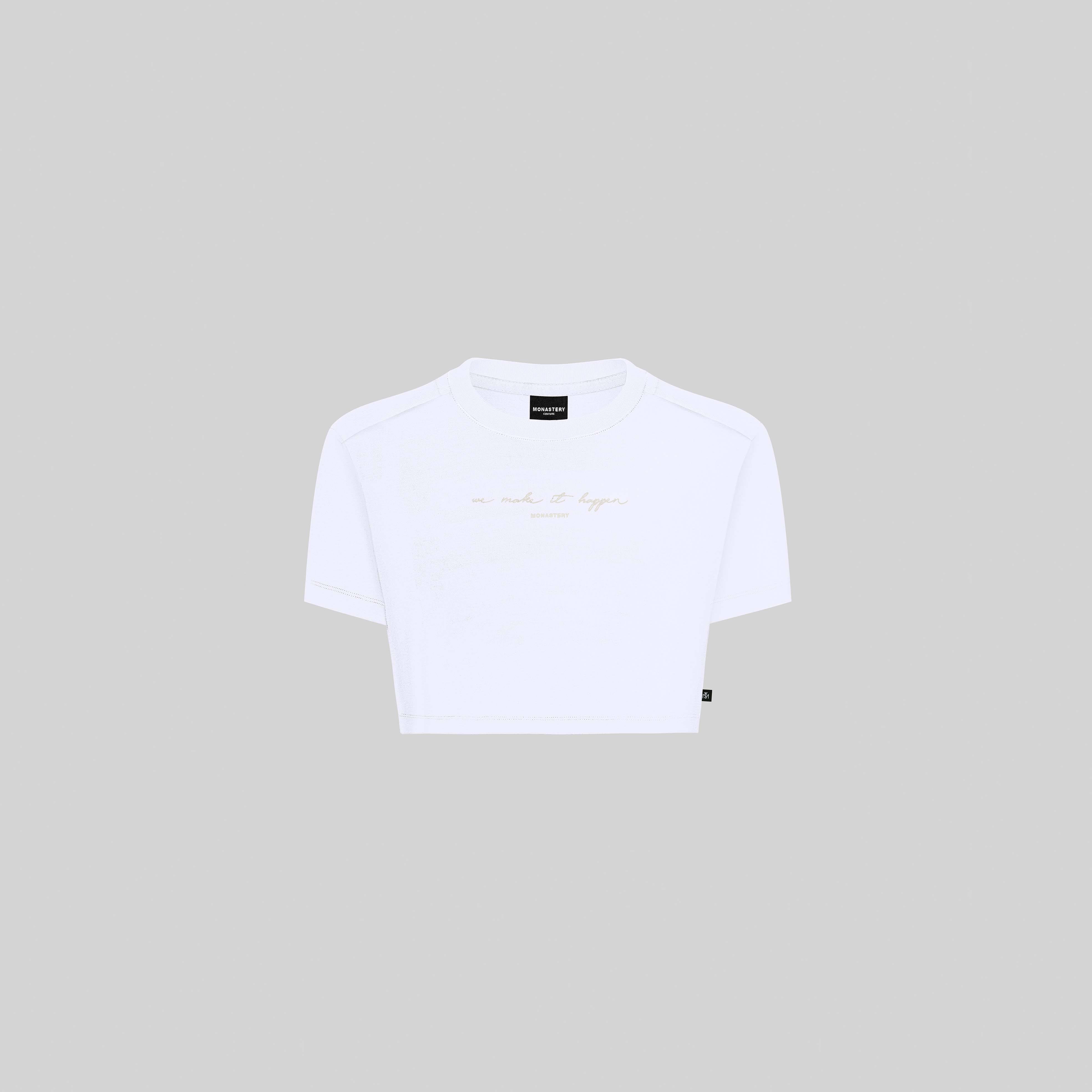 INVICTA CROP TOP WHITE - Monastery