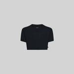 SKODA CROP TOP BLACK