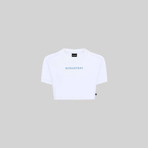 VETTEL CROP TOP WHITE | Monastery Couture