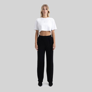 BENZ CROP TOP WHITE