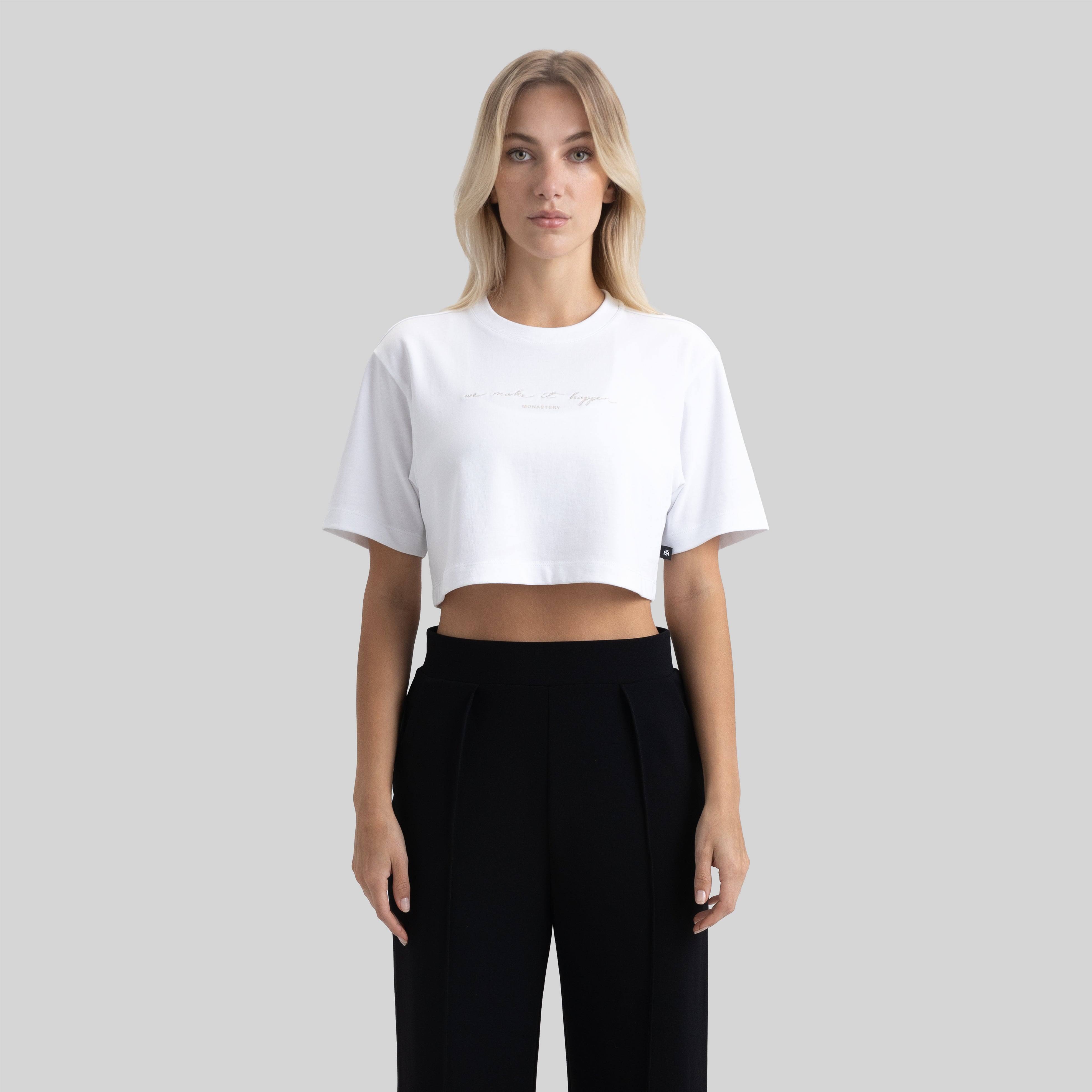 INVICTA CROP TOP WHITE - Monastery