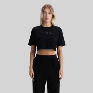 INVICTA CROP TOP BLACK