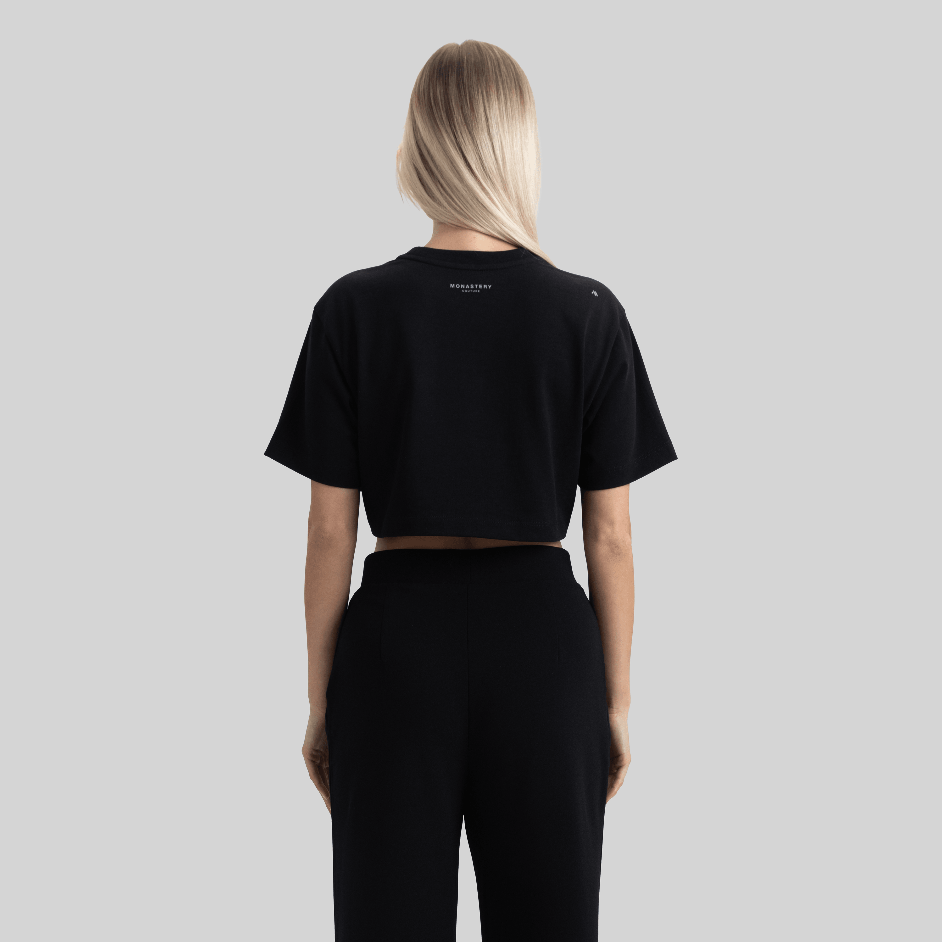 OPEL CROP TOP BLACK - Monastery