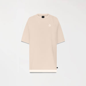 DAFFIELD T-SHIRT OVERSIZED MEN IRISH CREAM