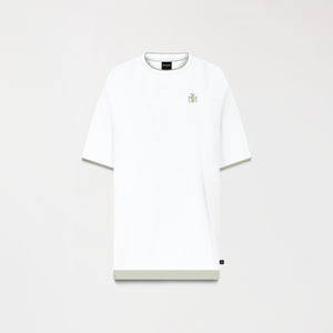 DAFFIELD T-SHIRT OVERSIZED MEN WHITE