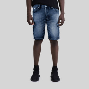 SPEED DENIM SHORT MEN BLUE - Monastery