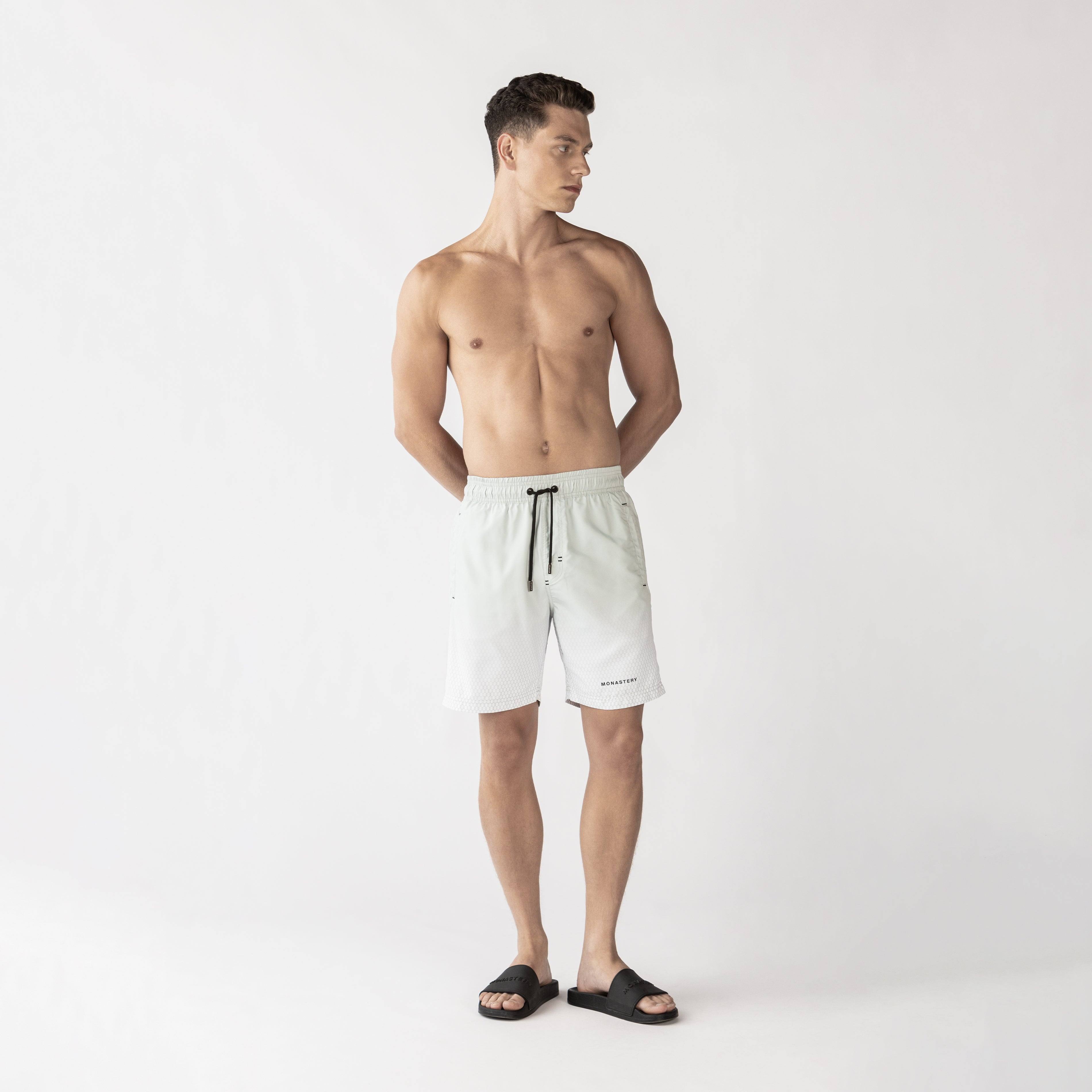 DIREWOOD SWIMSHORT LONG MEN MINERAL GRAY 32 - Monastery