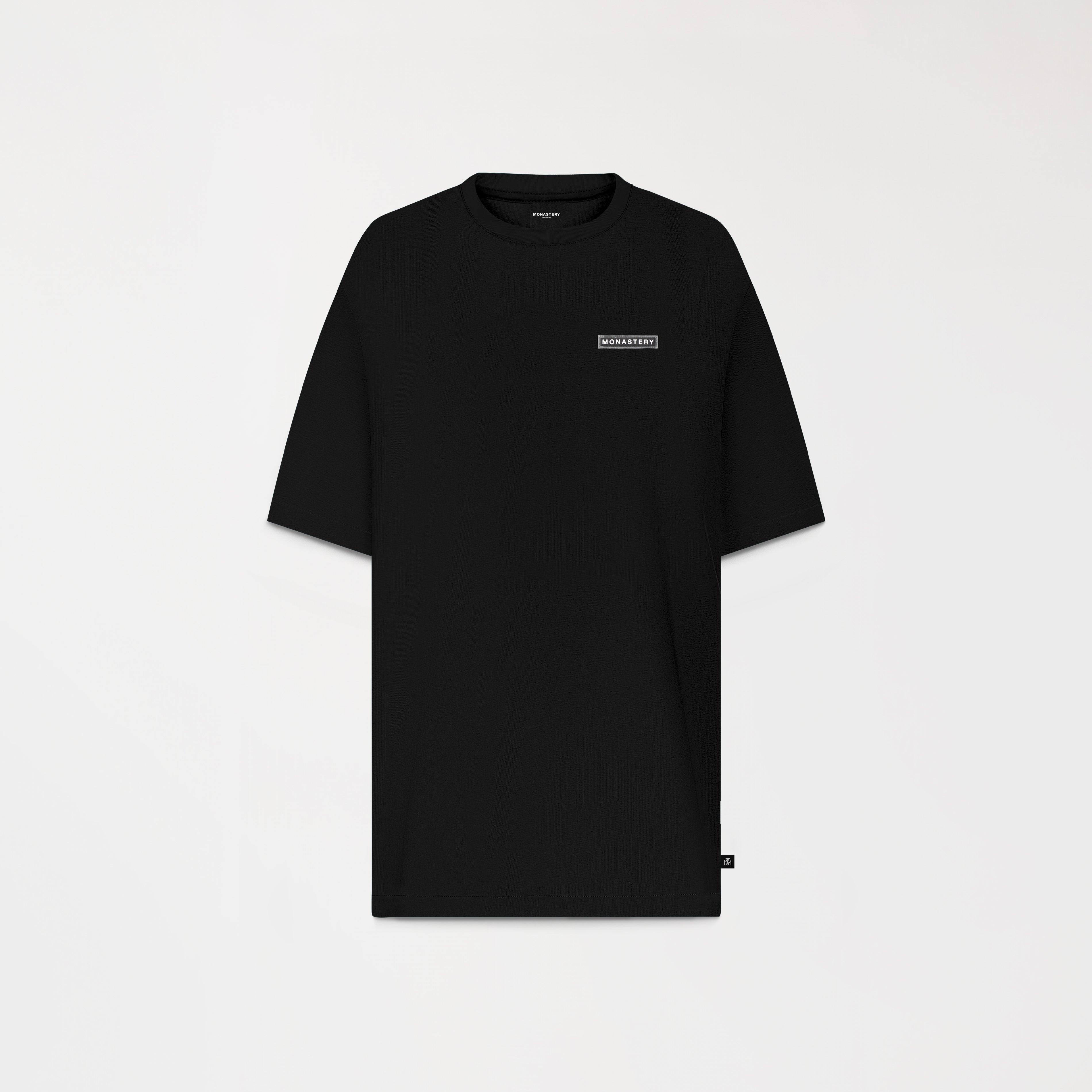 FOWLFIELD T-SHIRT OVERSIZED MEN BLACK - Monastery