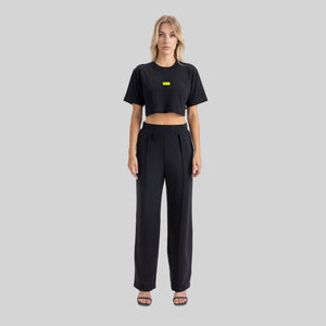 HARPER BLACK CROP TOP