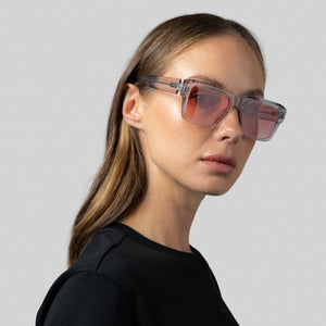 IREN SUNGLASSES TANSPARENT GRADIENT PINK