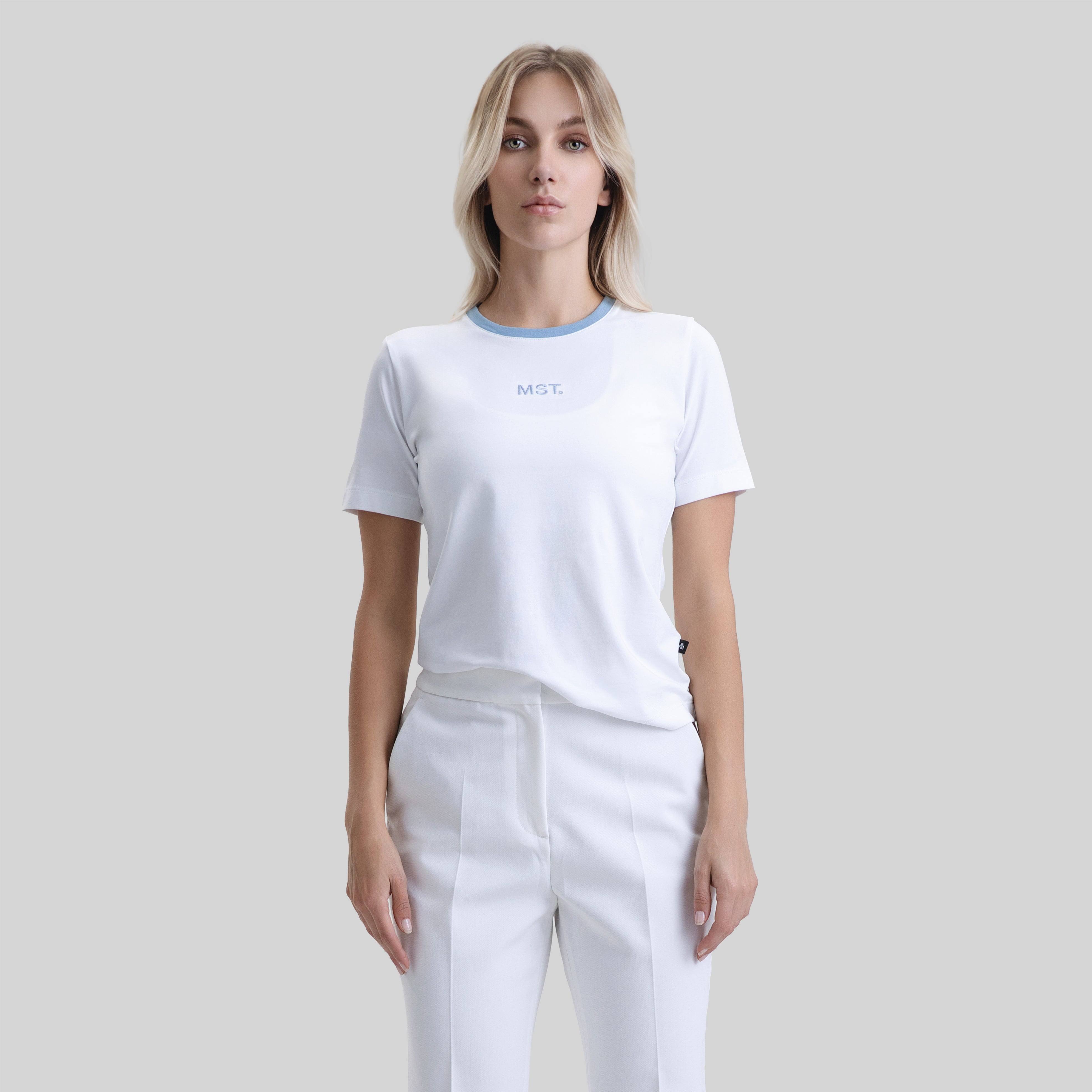 KOENI T-SHIRT WOMEN WHITE | Monastery Couture