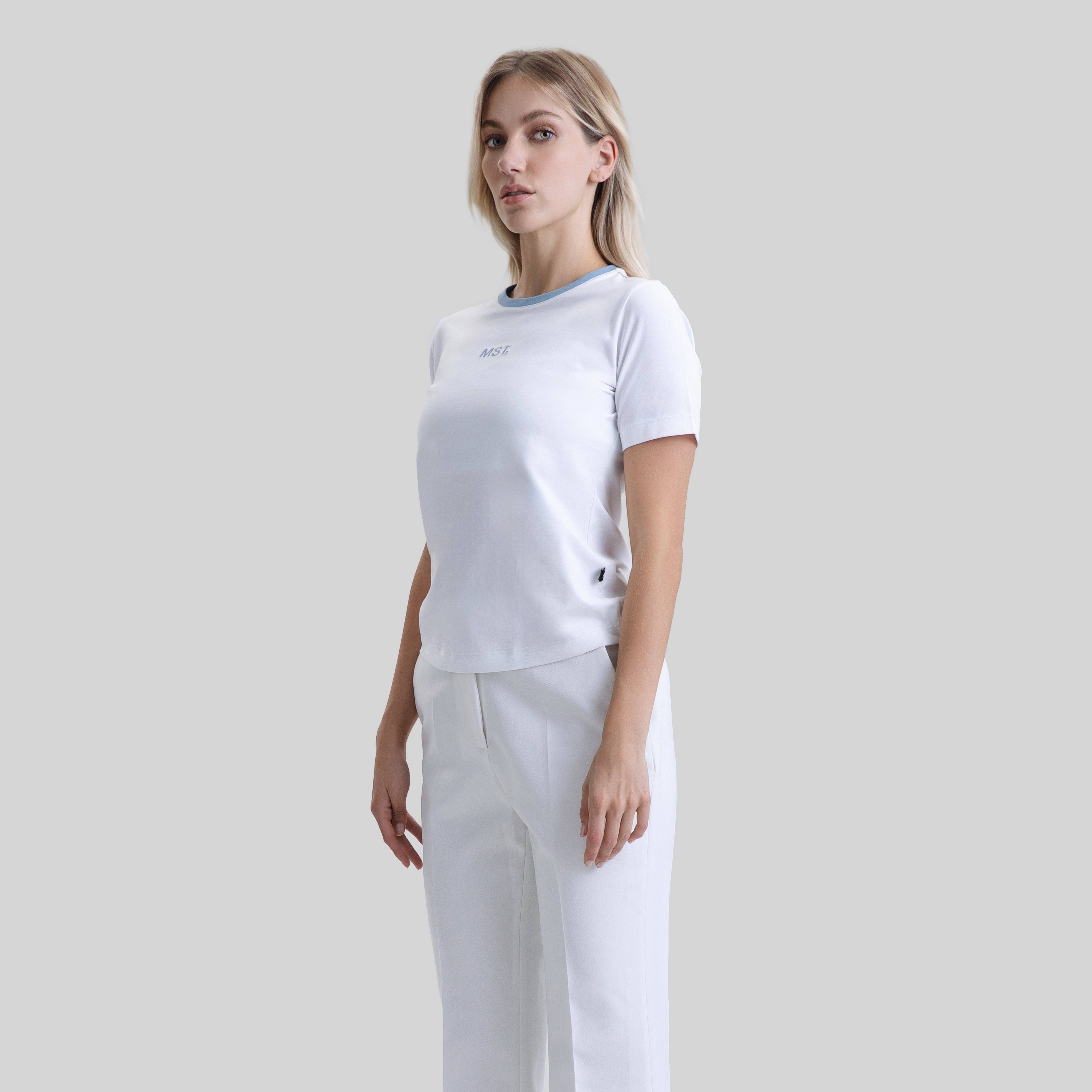 KOENI T-SHIRT WOMEN WHITE | Monastery Couture