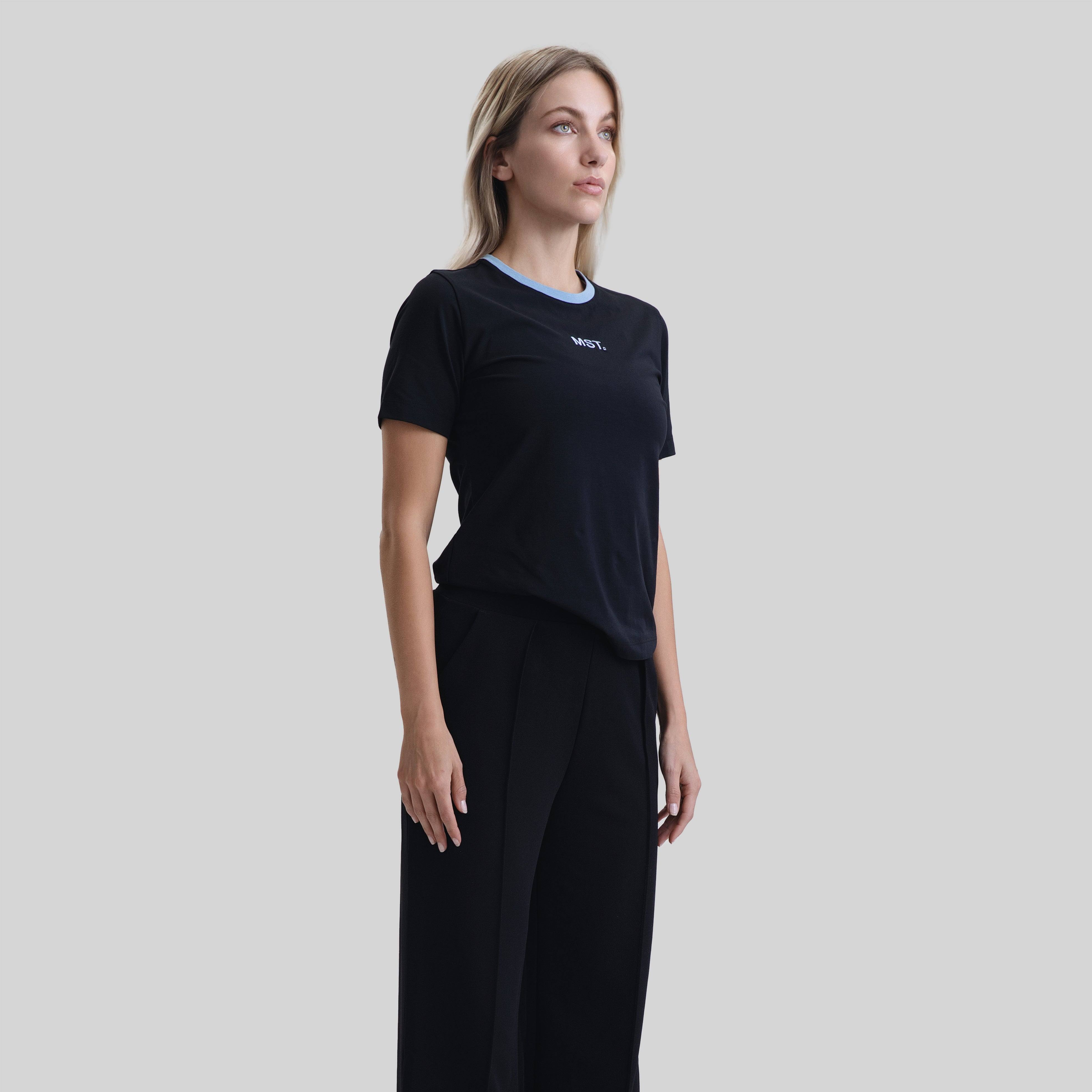 KOENI T-SHIRT WOMEN BLACK | Monastery Couture