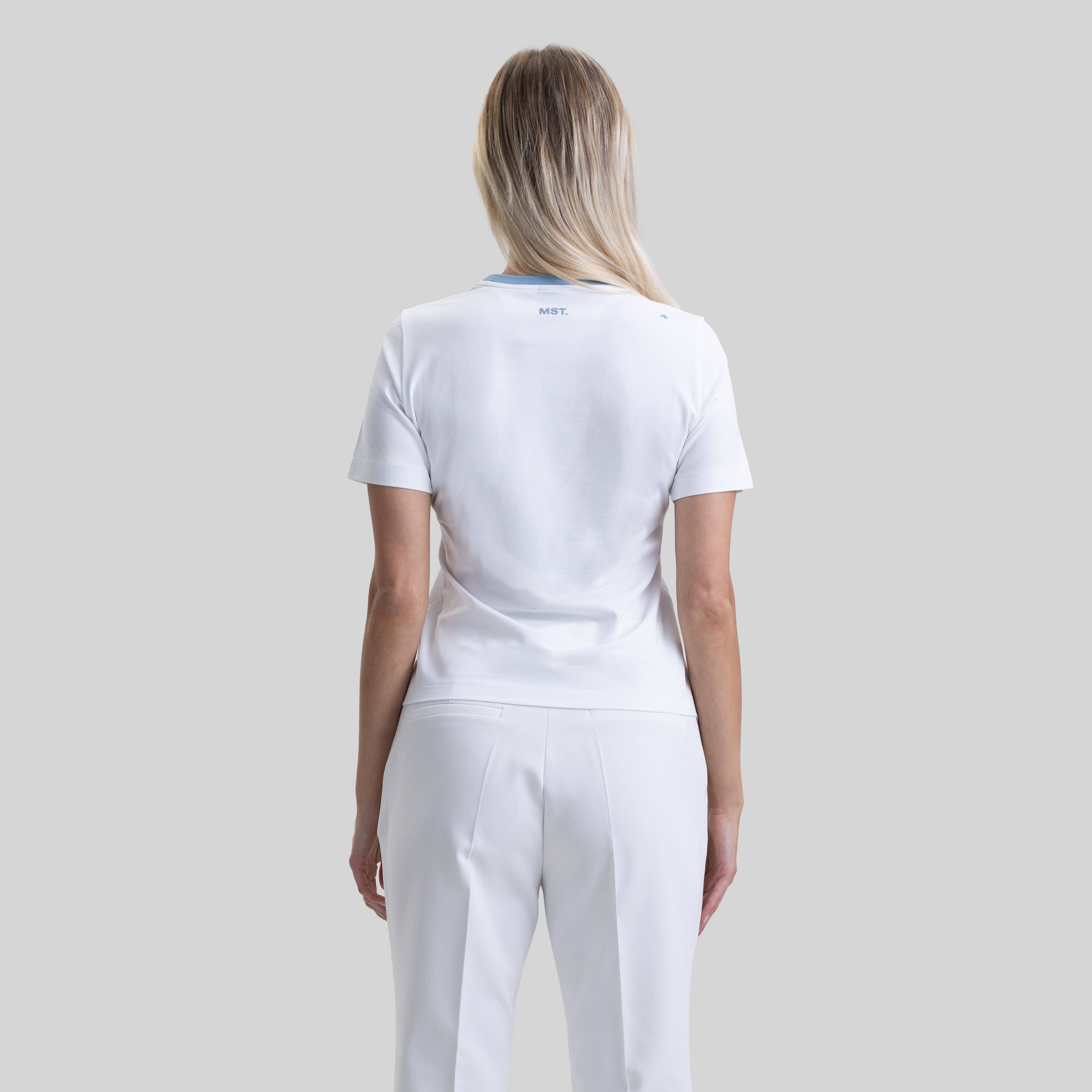 KOENI T-SHIRT WOMEN WHITE | Monastery Couture