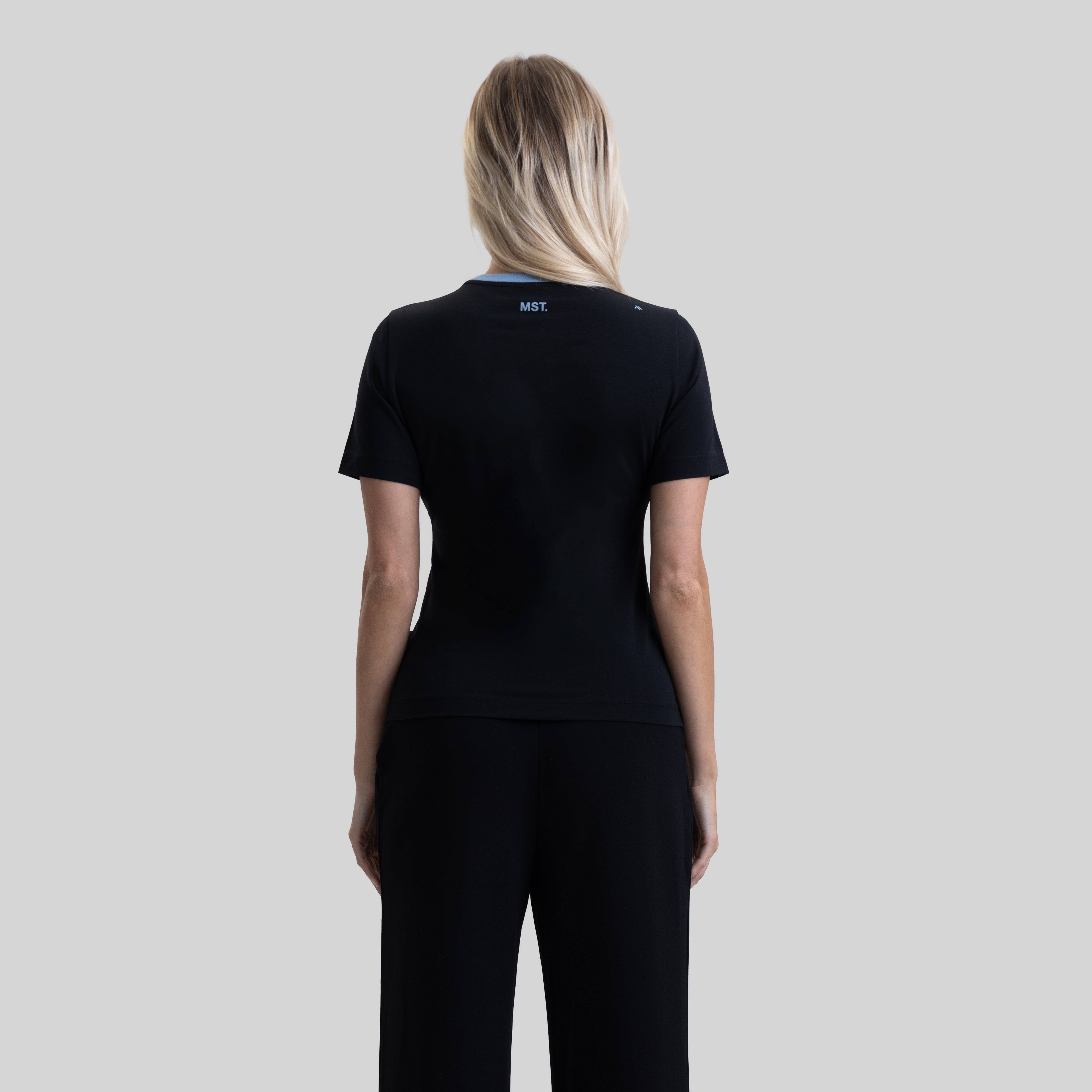 KOENI T-SHIRT WOMEN BLACK | Monastery Couture