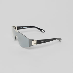 LAIN SUNGLASSES SHINY SILVER/BLACK