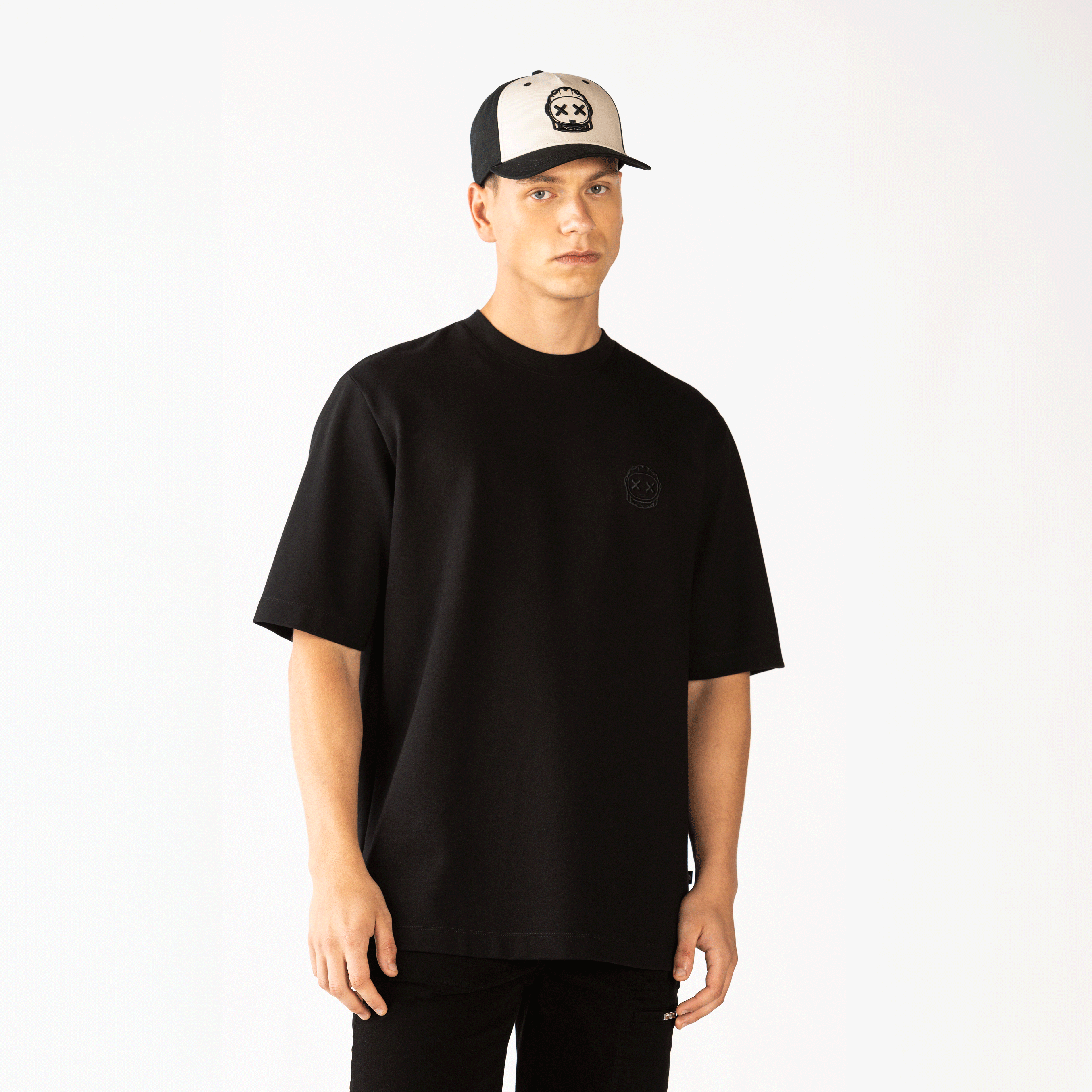 APILO T-SHIRT OVERSIZED MEN BLACK - Monastery