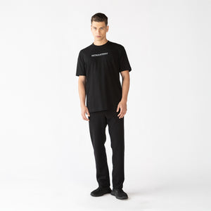 TWO T-SHIRT MEN BLACK