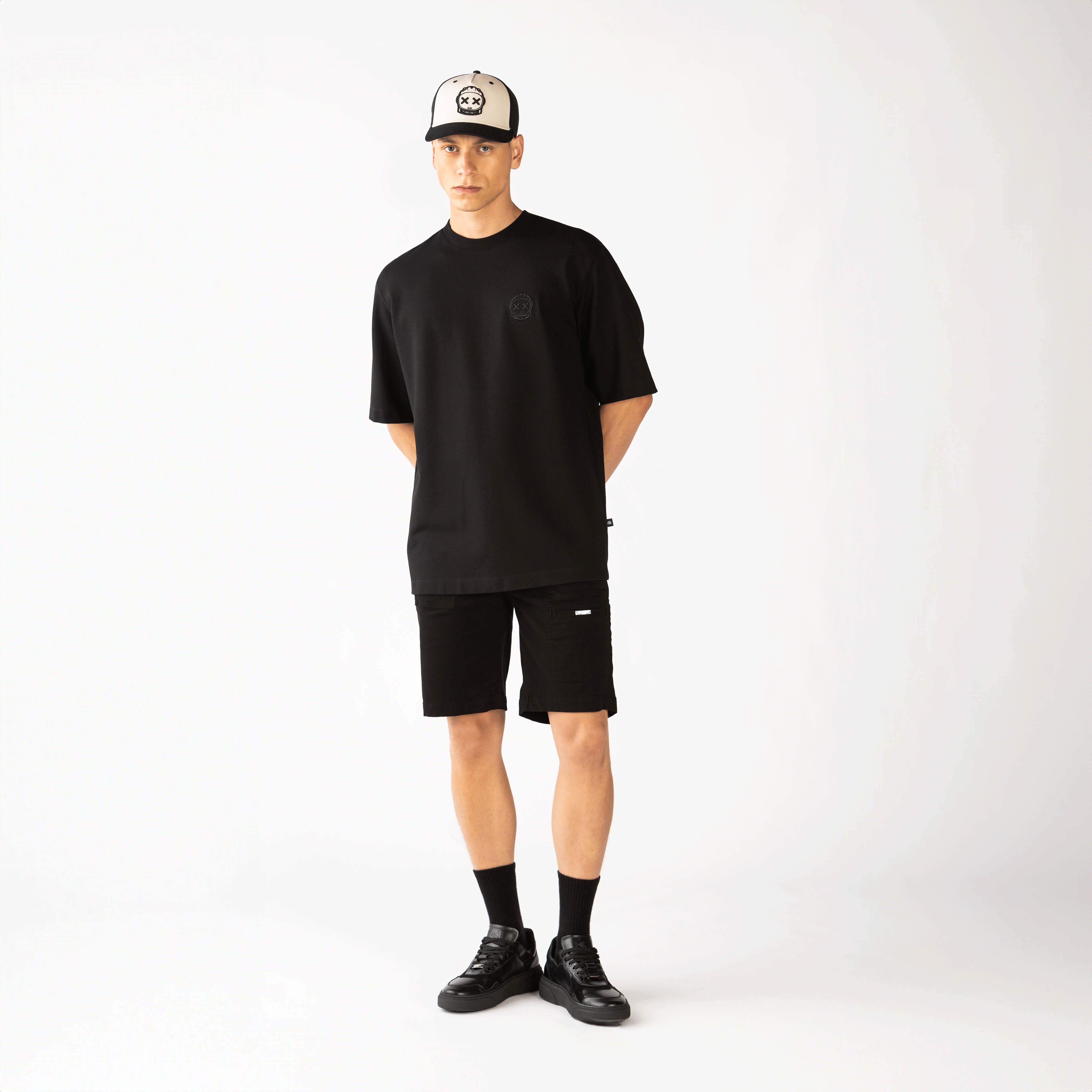 APILO T-SHIRT OVERSIZED MEN BLACK - Monastery