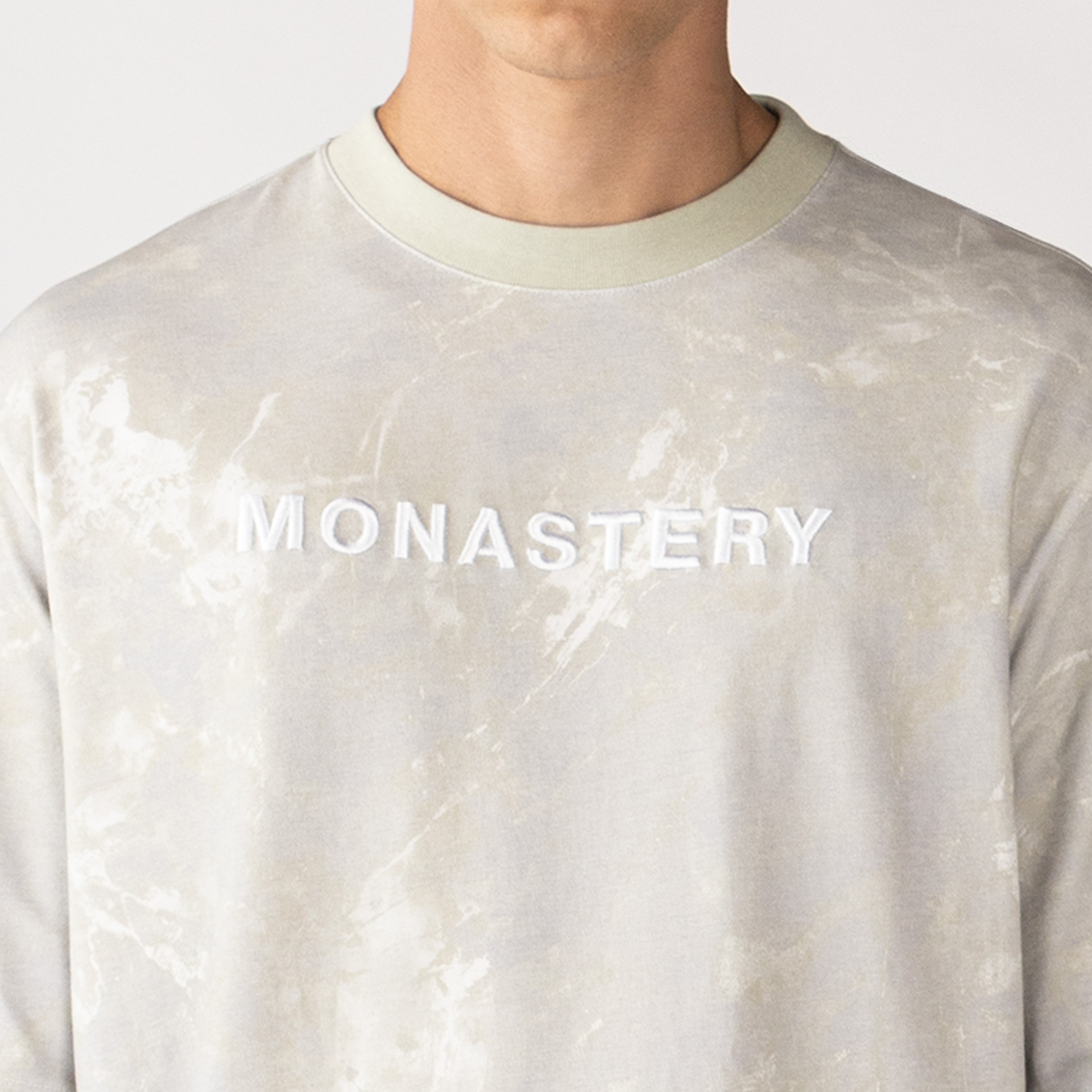 LEANDRO T-SHIRT OVERSIZED MEN MINERAL GRAY - Monastery