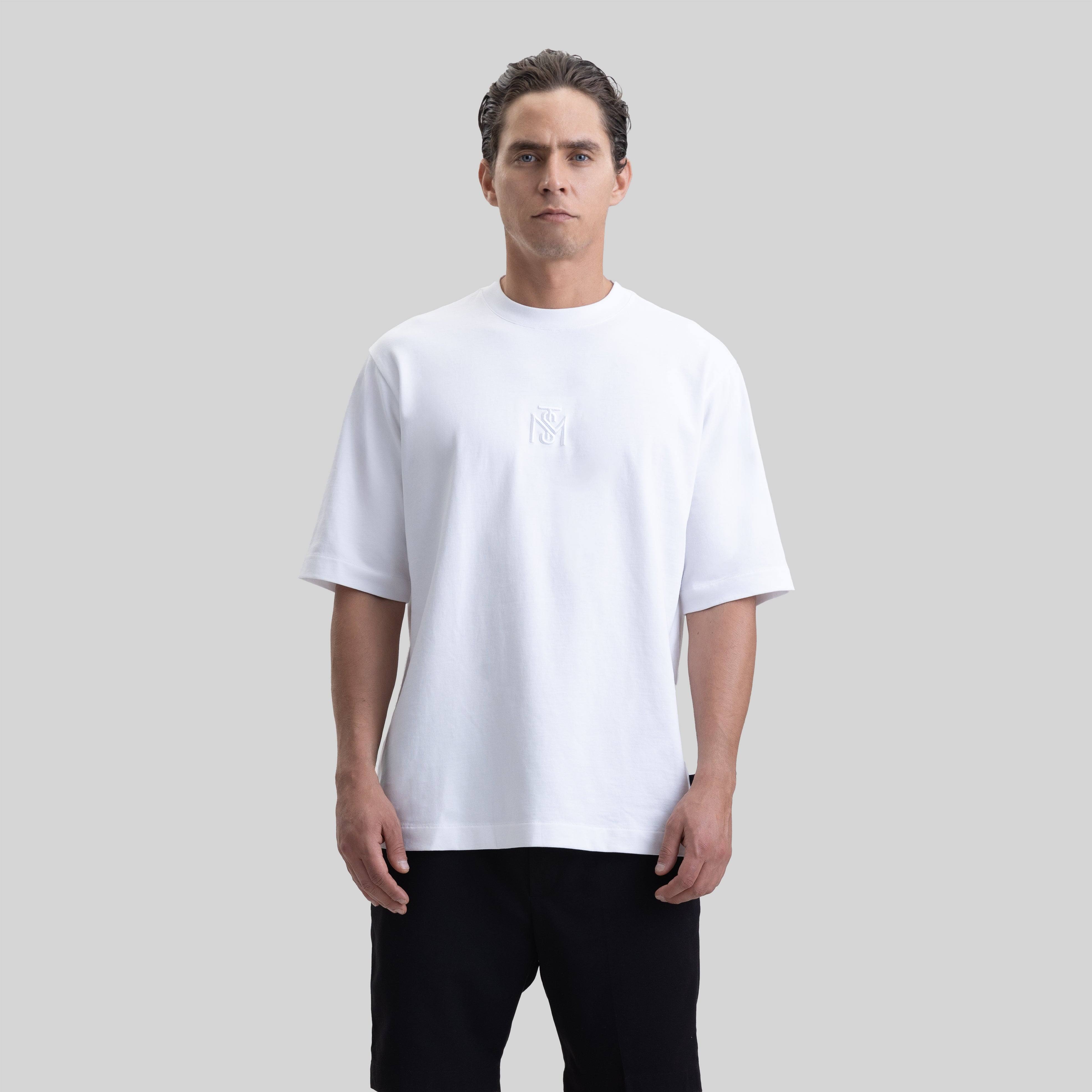 LISTER T-SHIRT OVERSIZE WHITE - Monastery