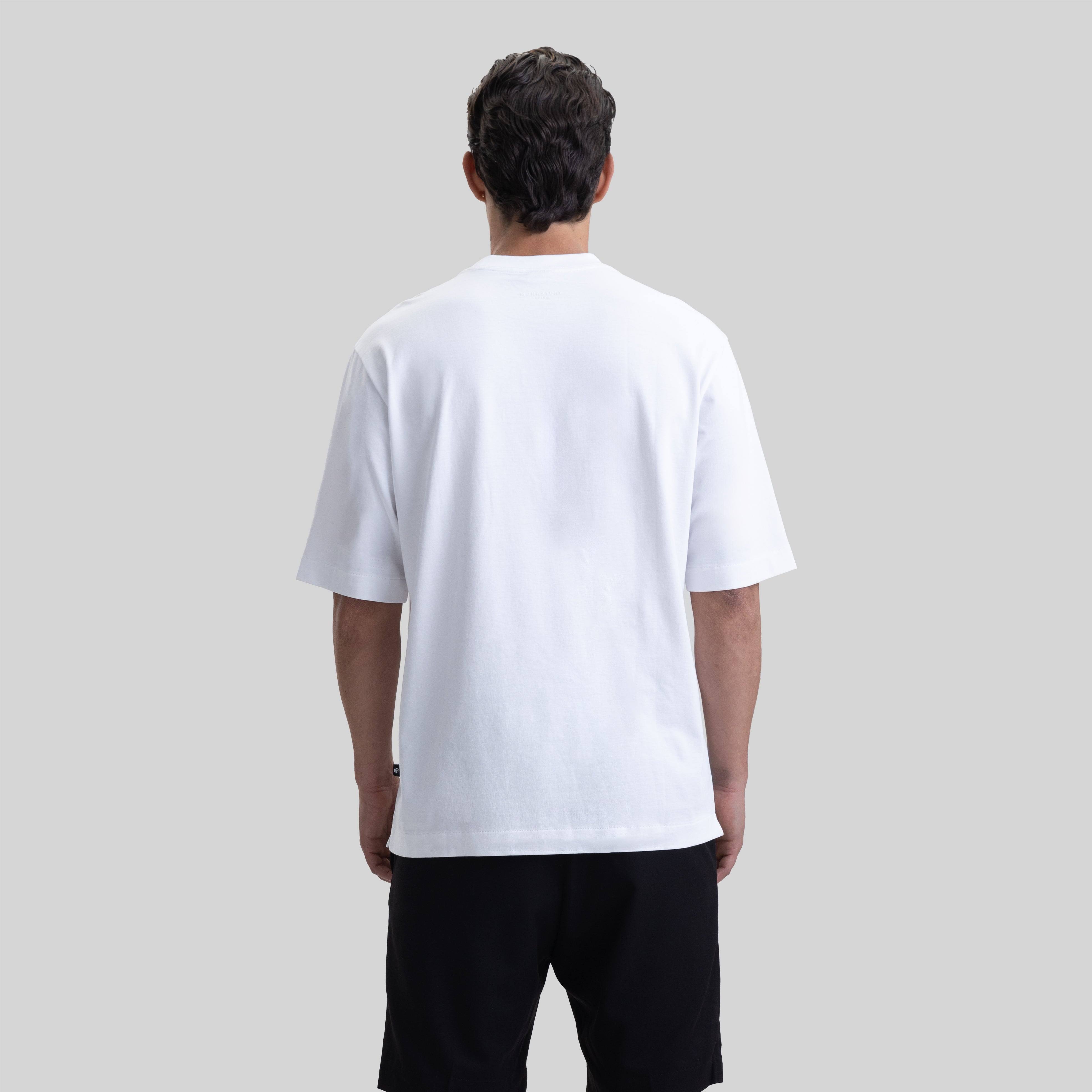 LISTER T-SHIRT OVERSIZE WHITE - Monastery