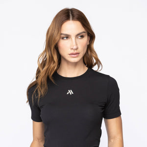 MAISON T-SHIRT WOMEN BLACK - Monastery