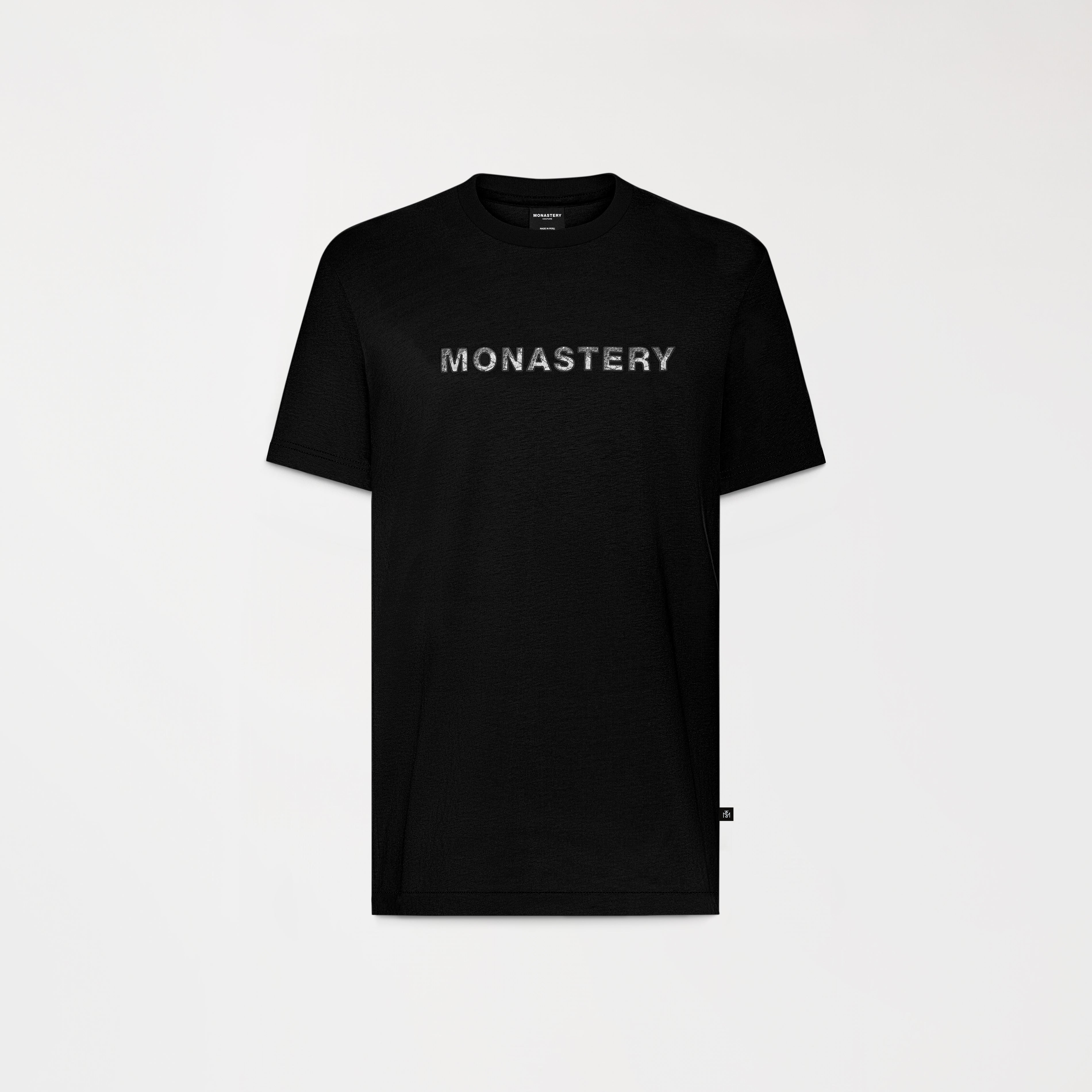 MARBRER T-SHIRT MEN BLACK - Monastery